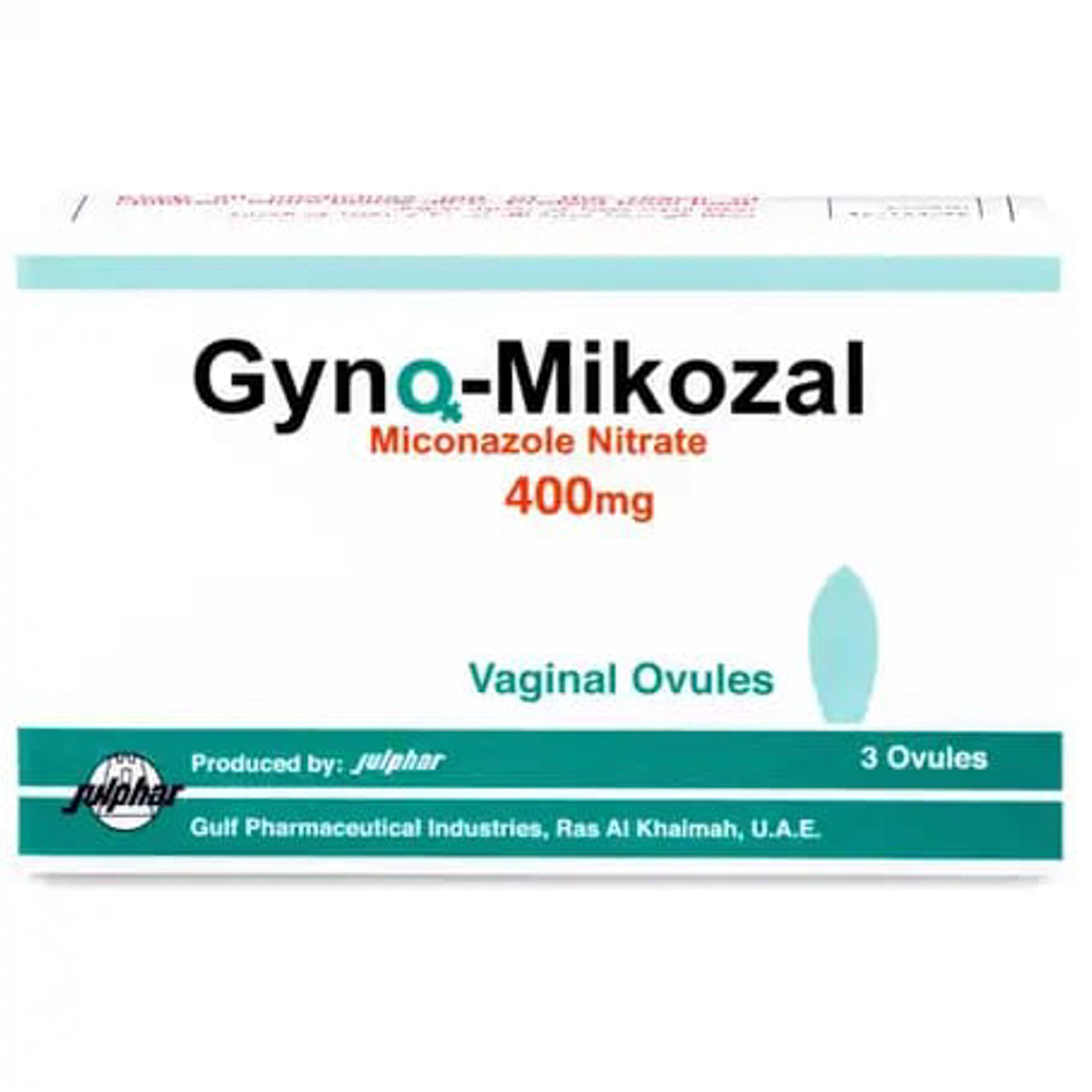 Gyno Mikozal 400Mg 3 Ovules