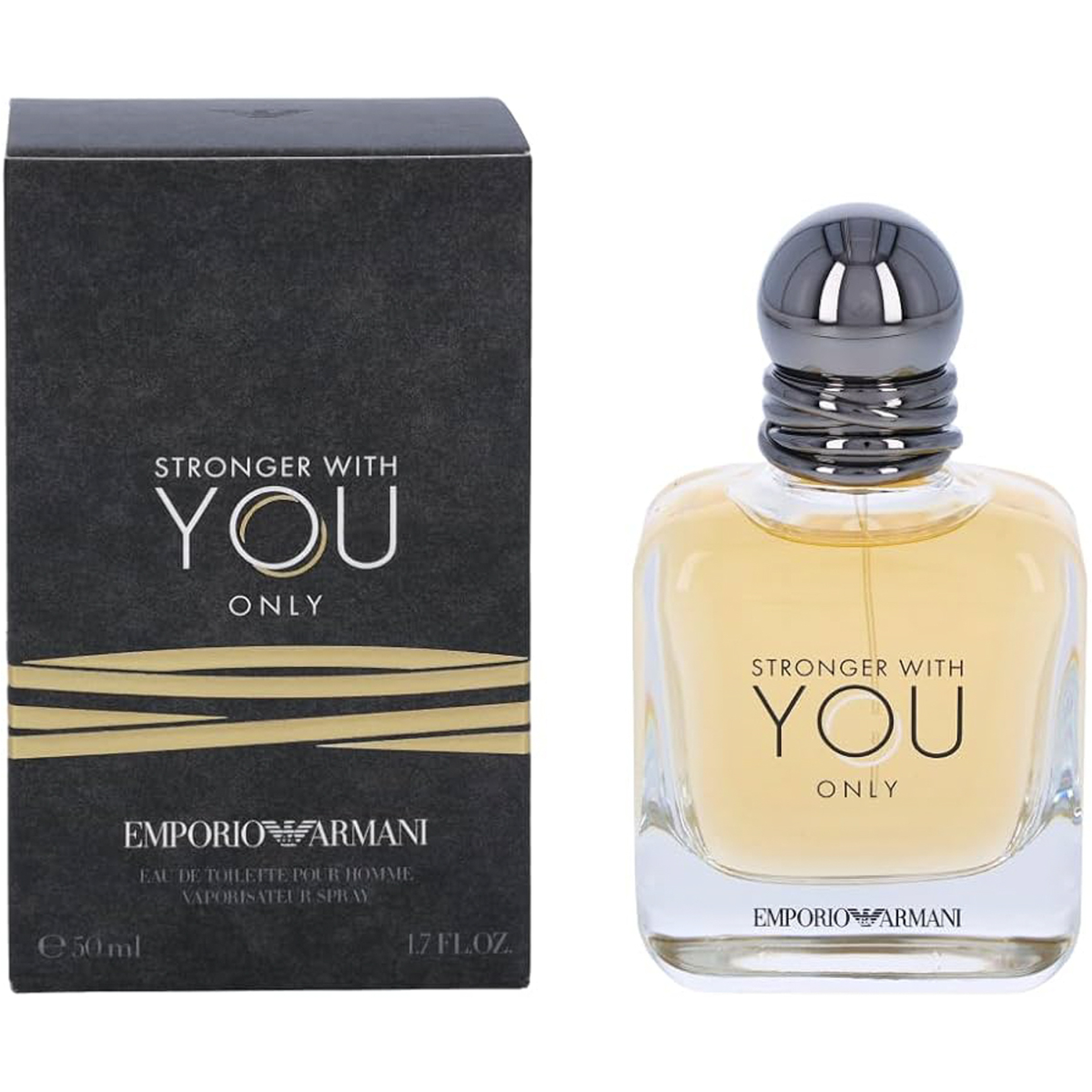 Giorgio Armani Stronger With You Only Eau De Toilette For Men - 50 Ml
