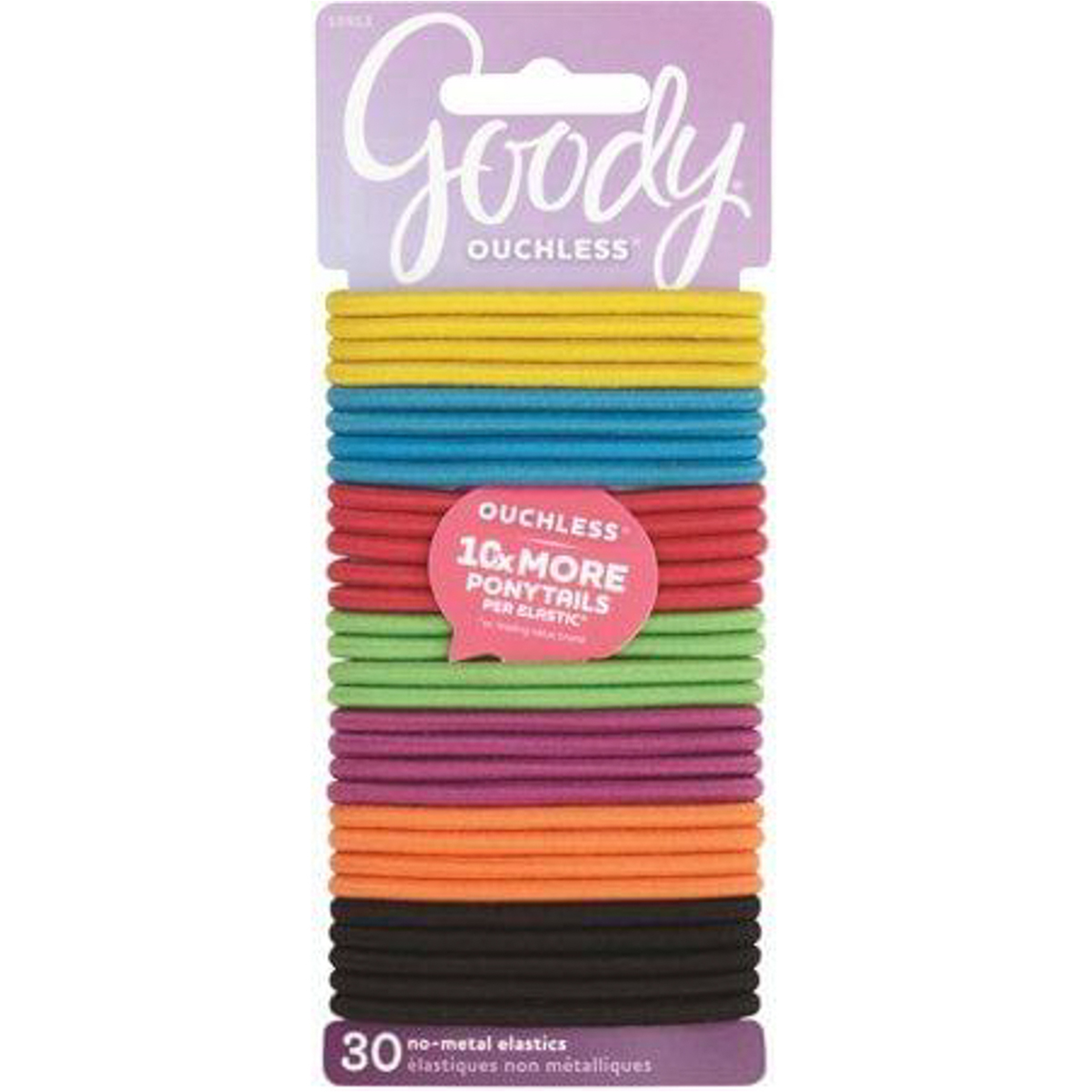 Goody Hair Elastics Ties 30 Ct - Gd10914