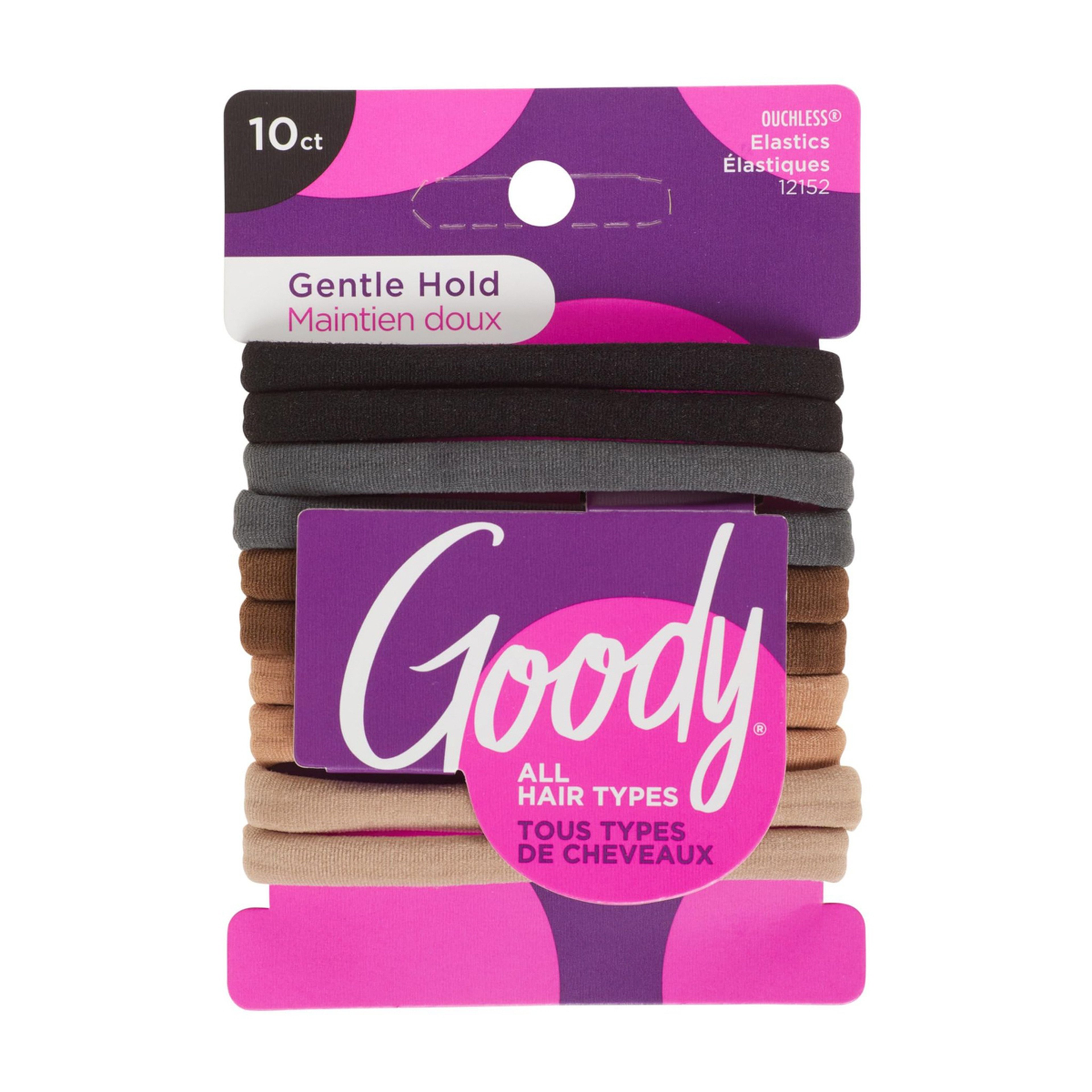 Goody Hair Elastics Ties 10 Ct - Gd17915
