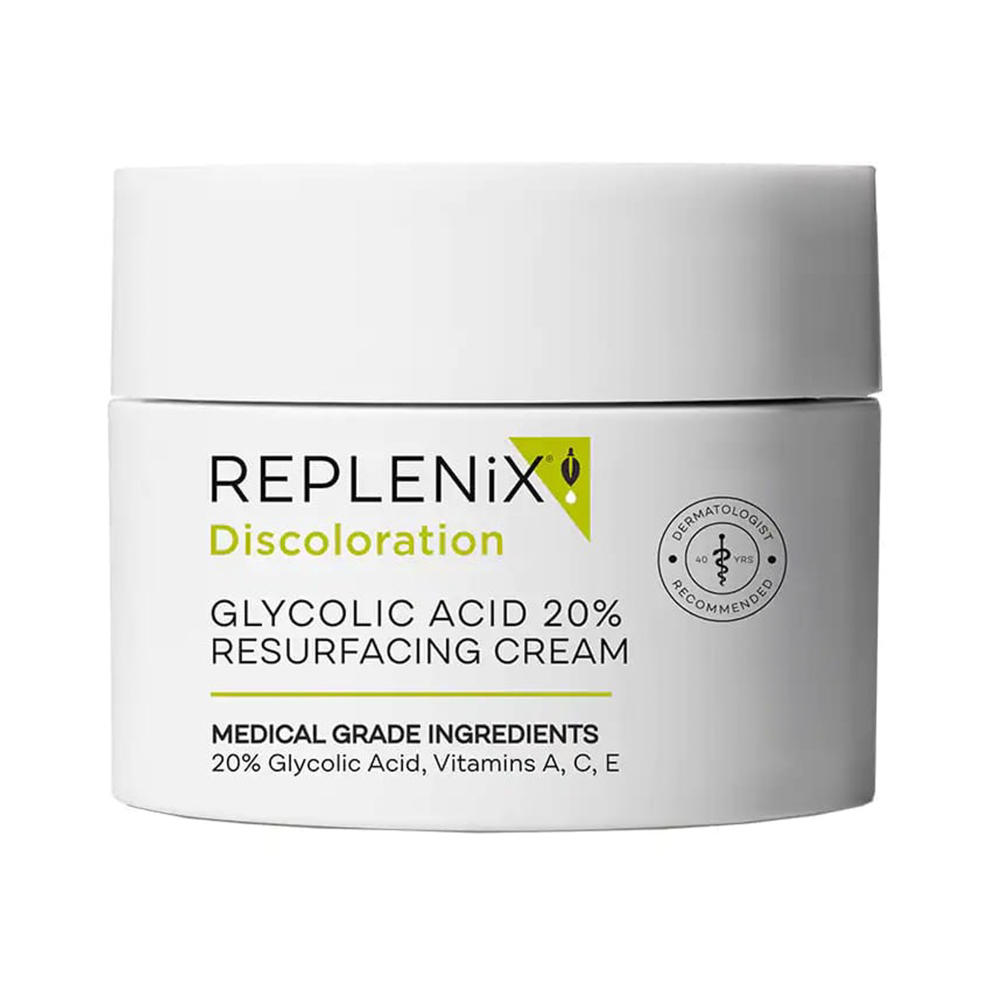 جلايكولكس كريم للوجه بحمض الجليكوليك 20% لتنقية البشرة وإزالة التجاعيد