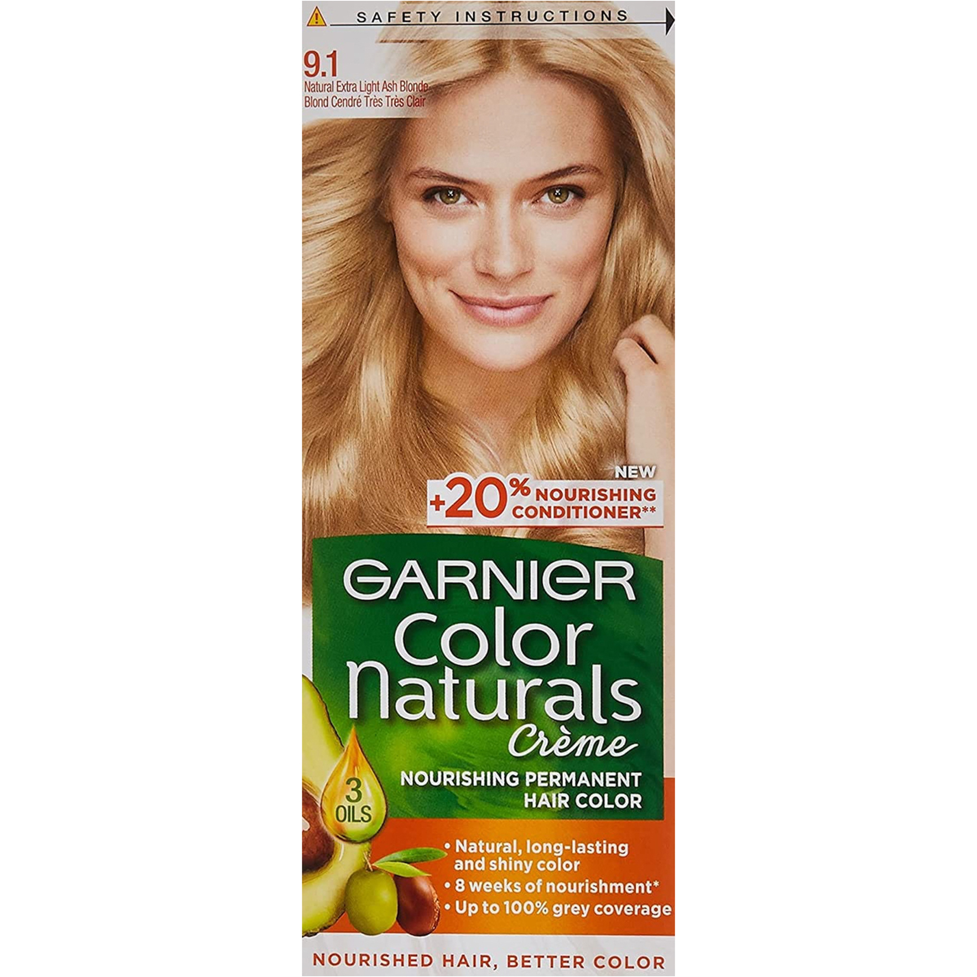 Hair Color Naturals 9.1 Extra Light Ash Blonde