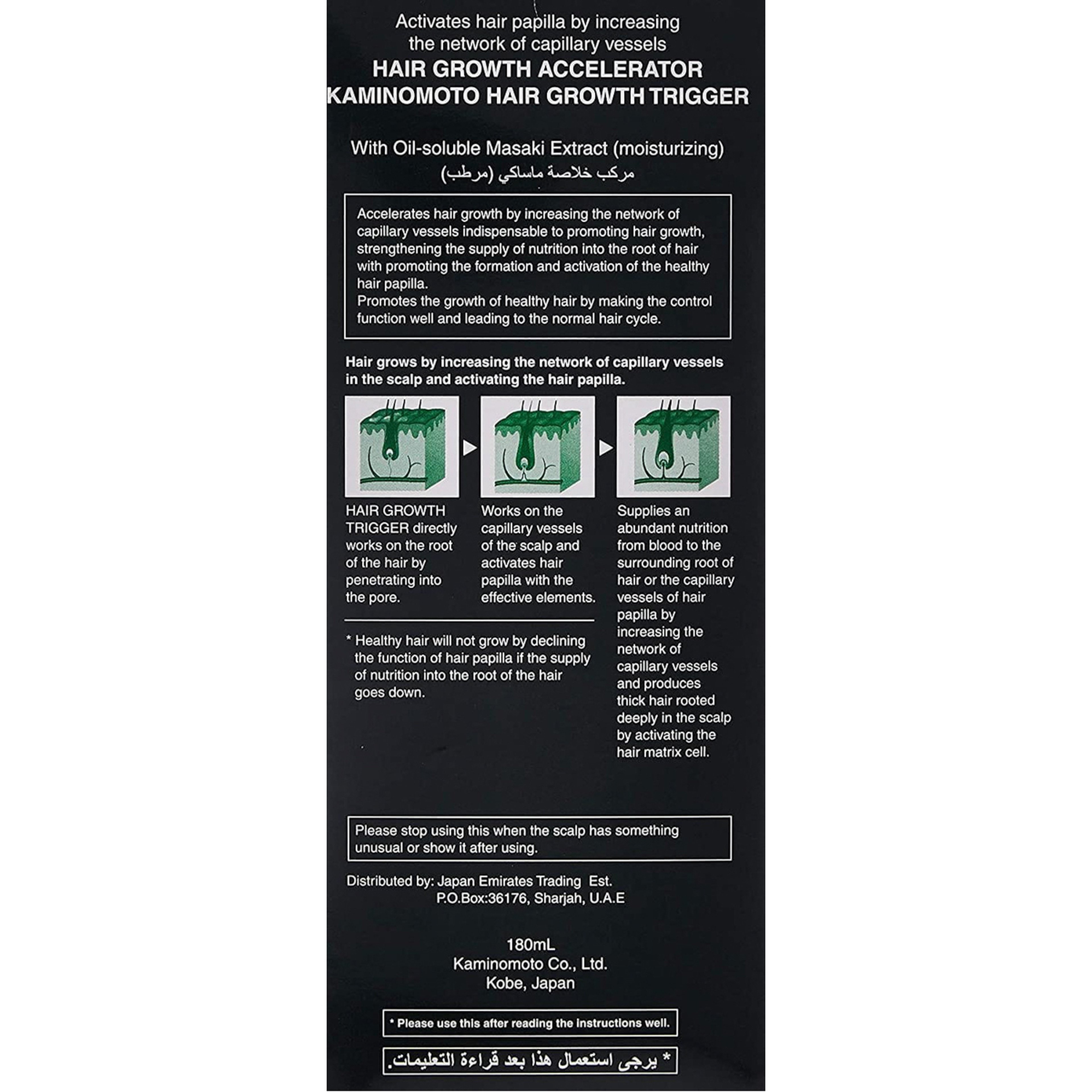 محفز نمو الشعر 180 ملى