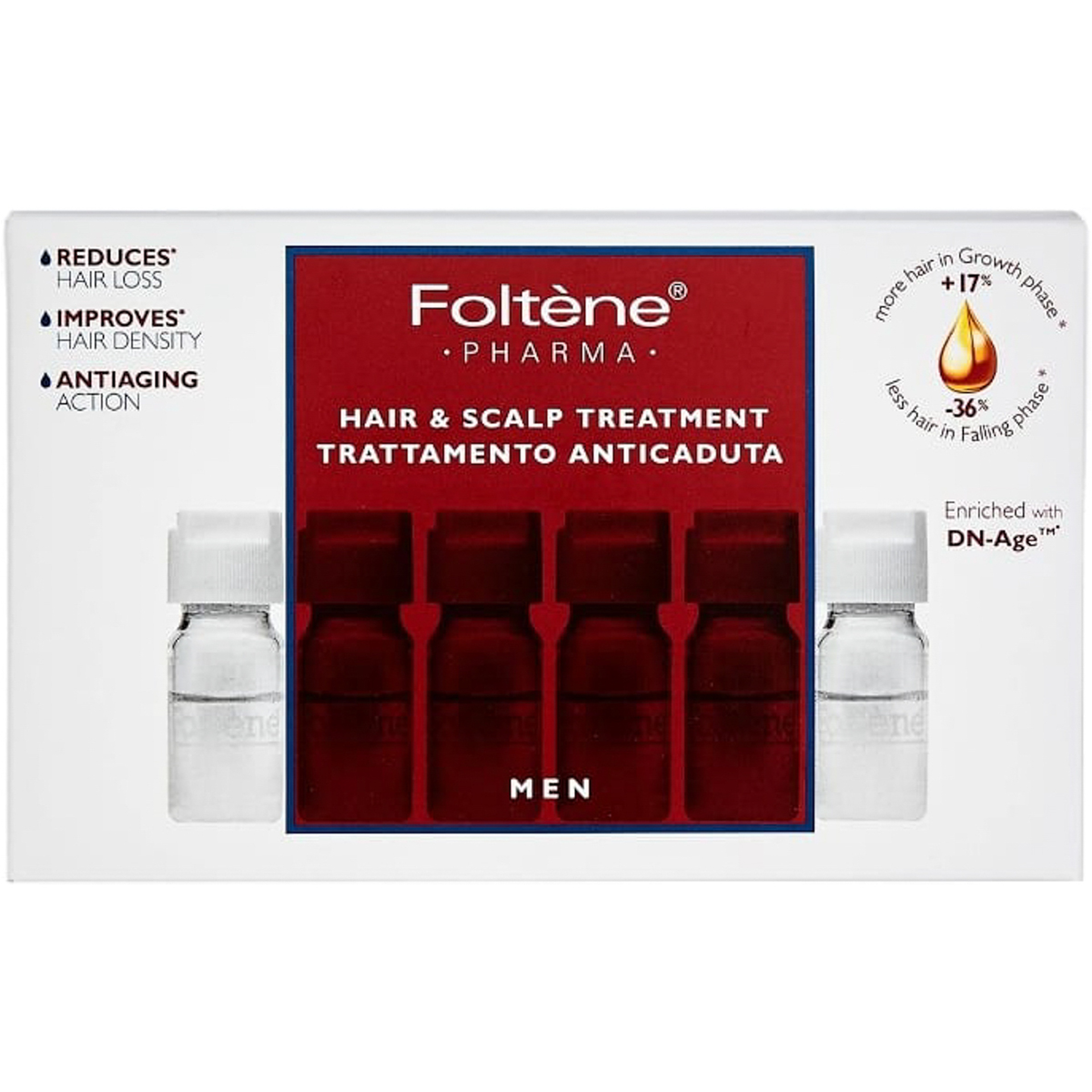 أمبولات ثلاثية المفعول لعلاج تساقط الشعر للرجال 12 أمبول * 6مل