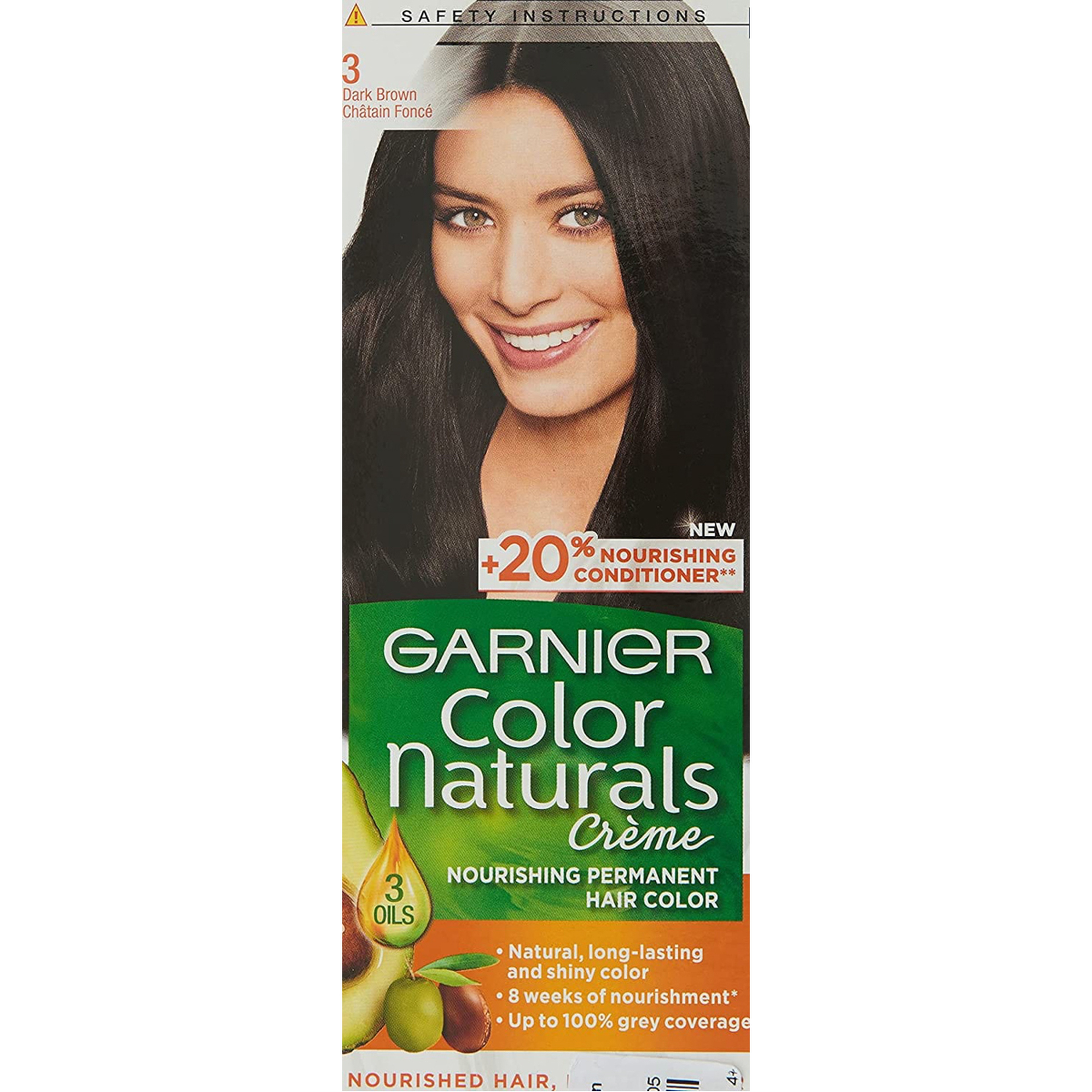 ناتشورالز صبغه شعر بني غامق 3 - 110 مل