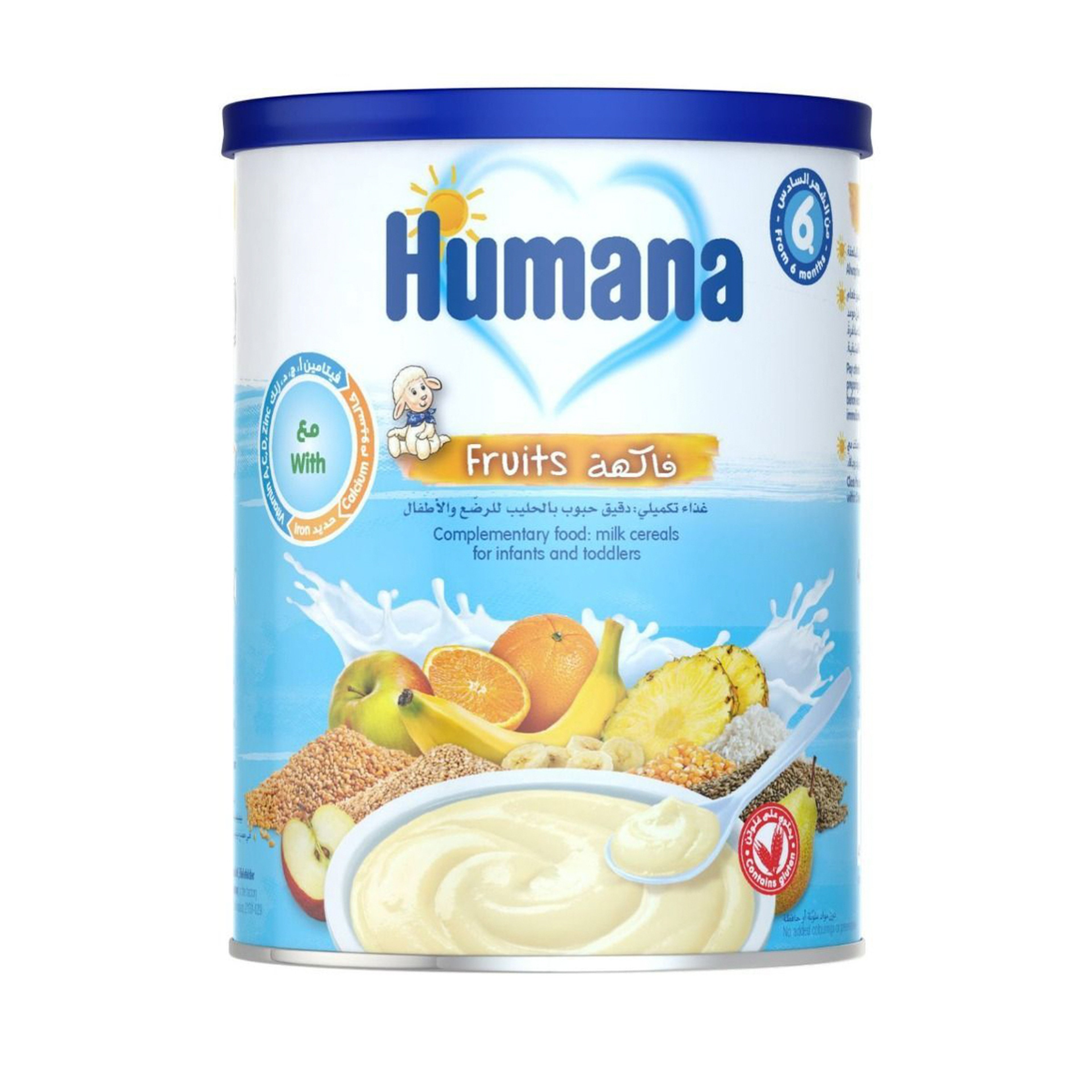 Humana Baby Cereal Fruits With Milk 400G