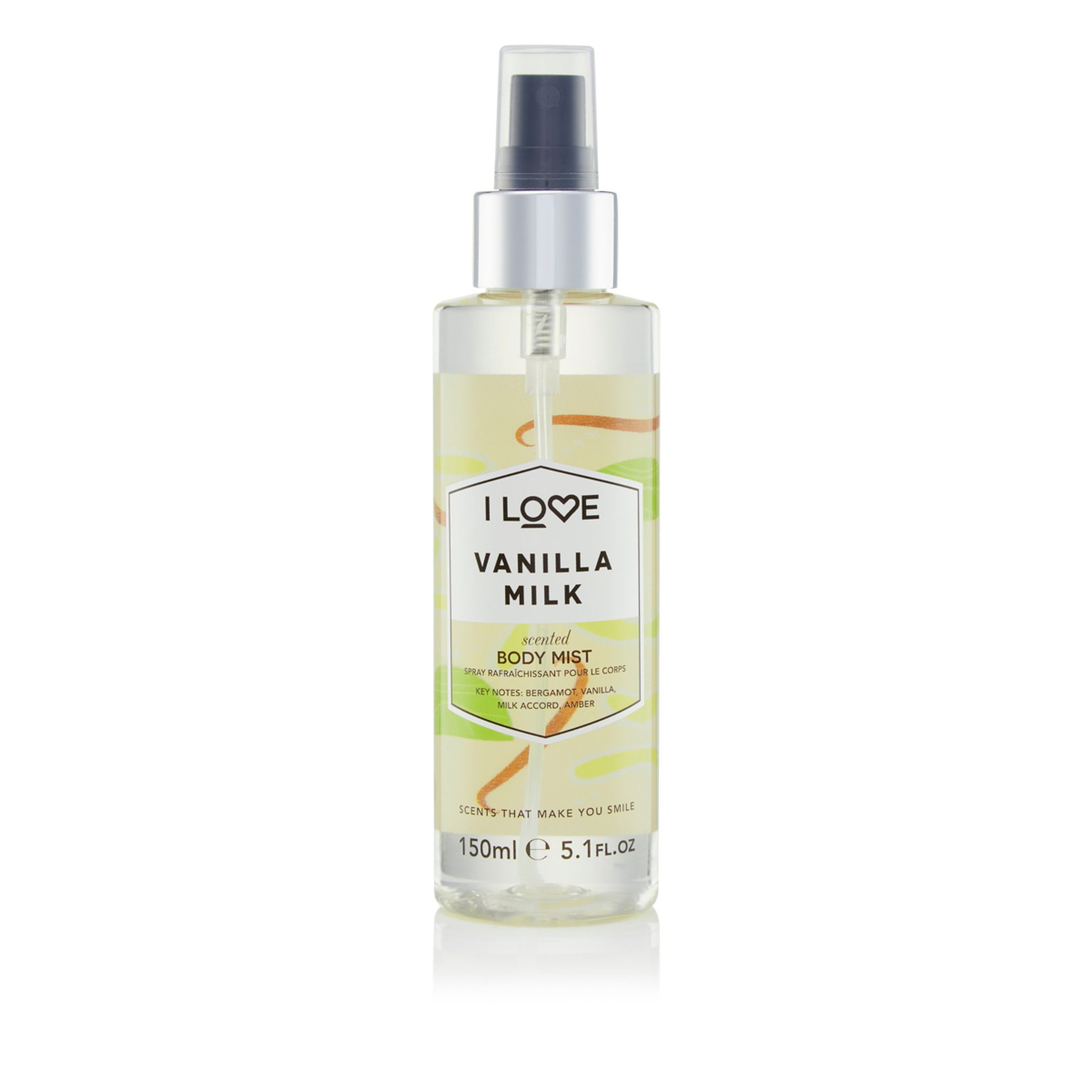 I Love Body Mist Vanilla Milk 150Ml