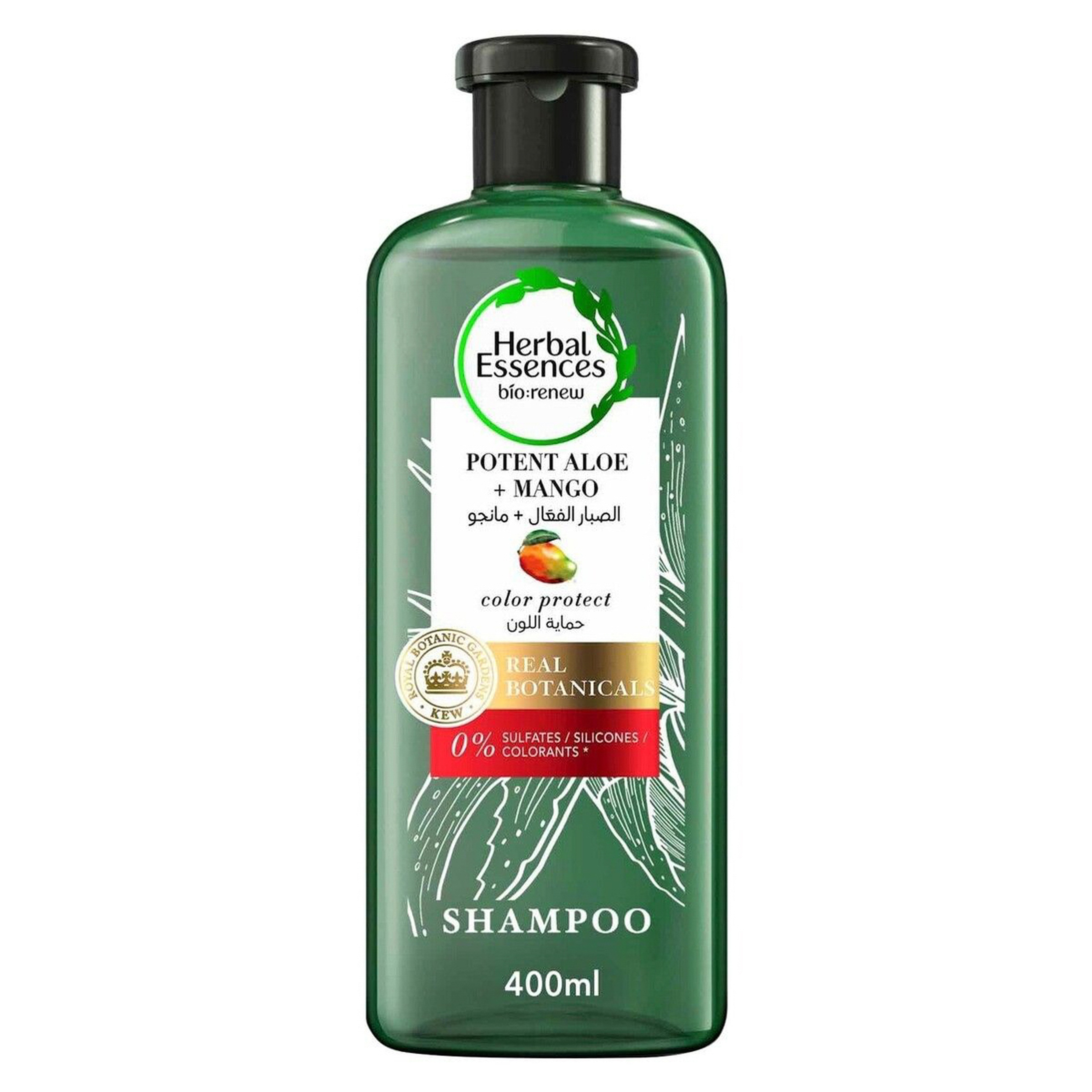 Herbal Essencespotent Aloe+Mango Shampoo 400Ml