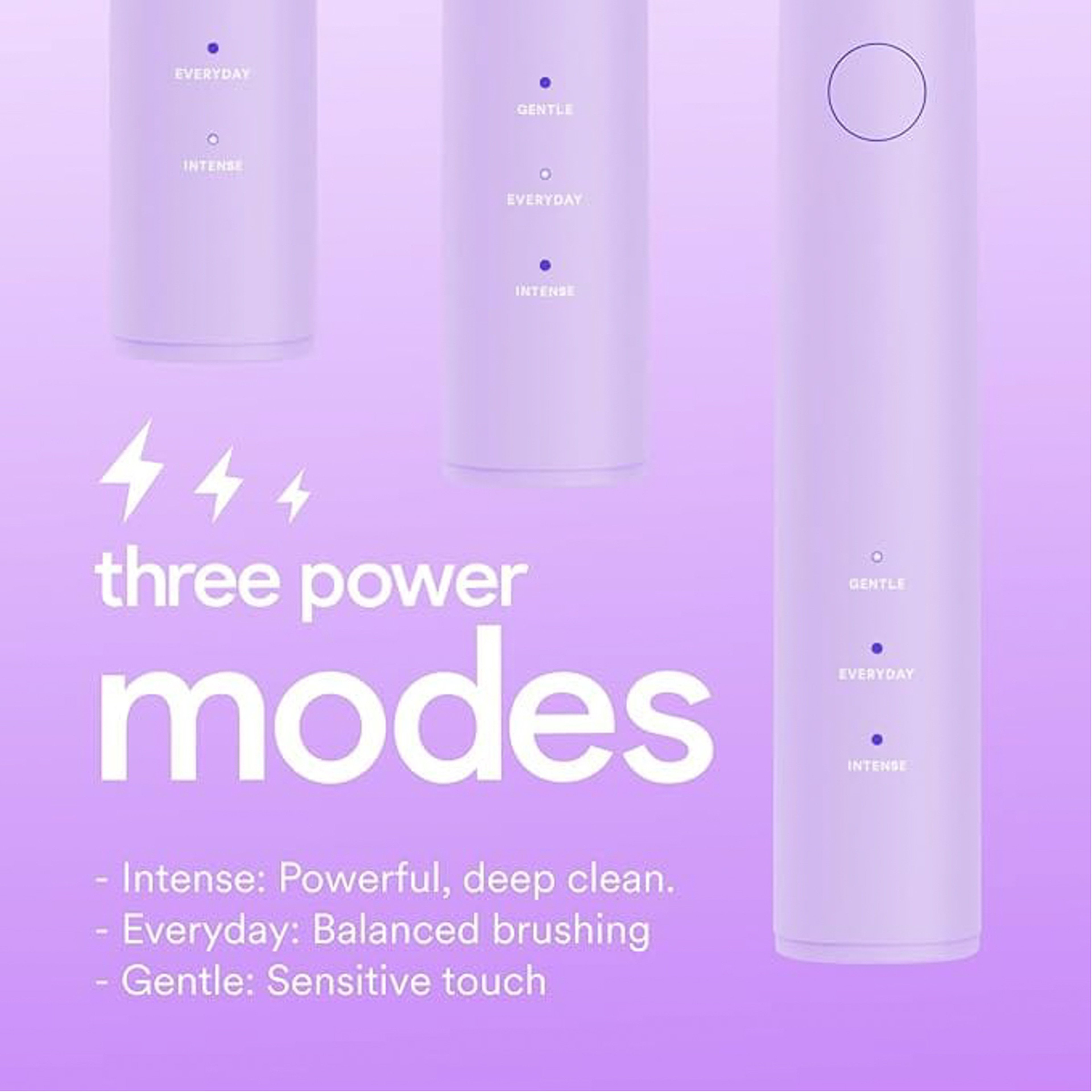 Hismile Electric Toothbrush - Lavender Color.