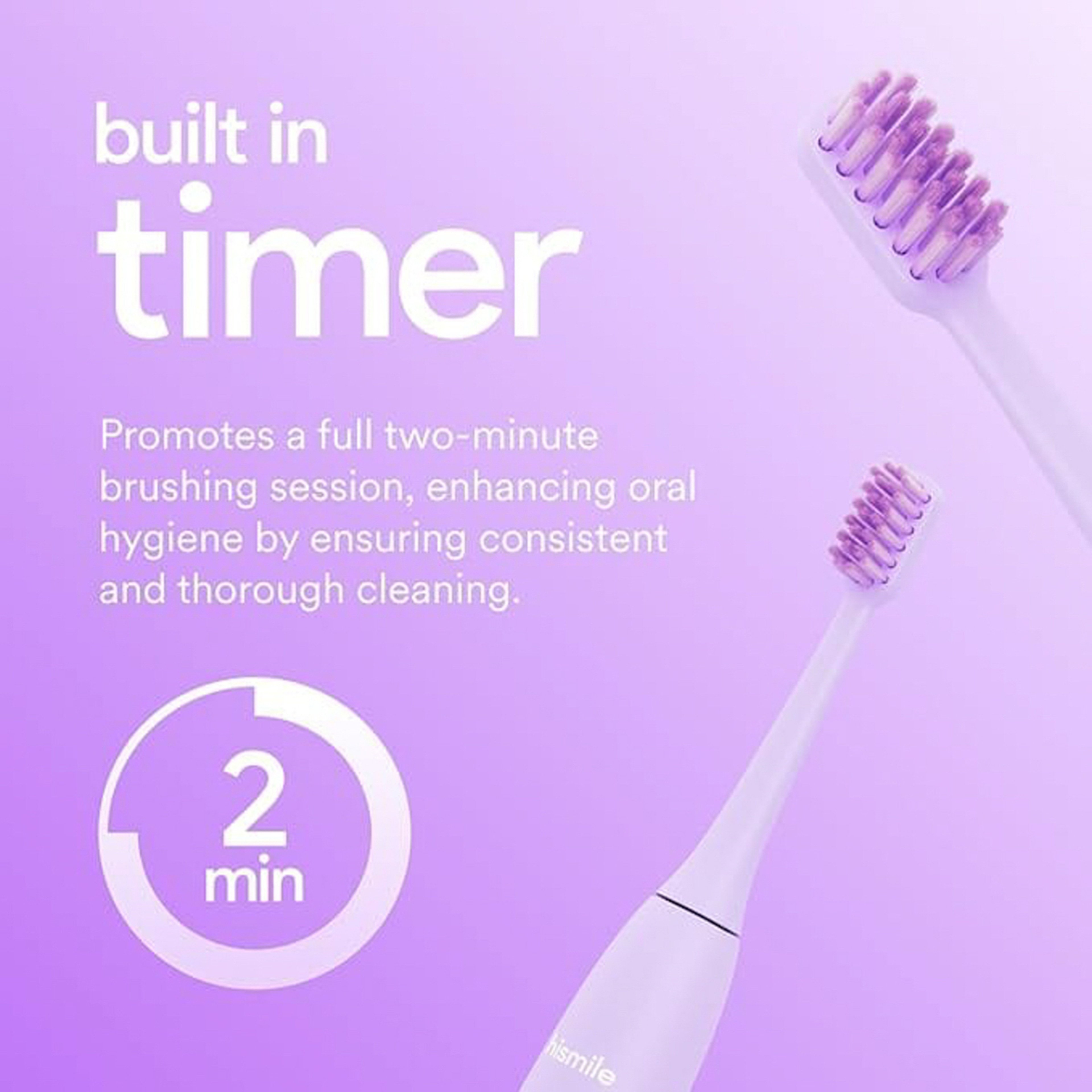 Hismile Electric Toothbrush - Lavender Color.
