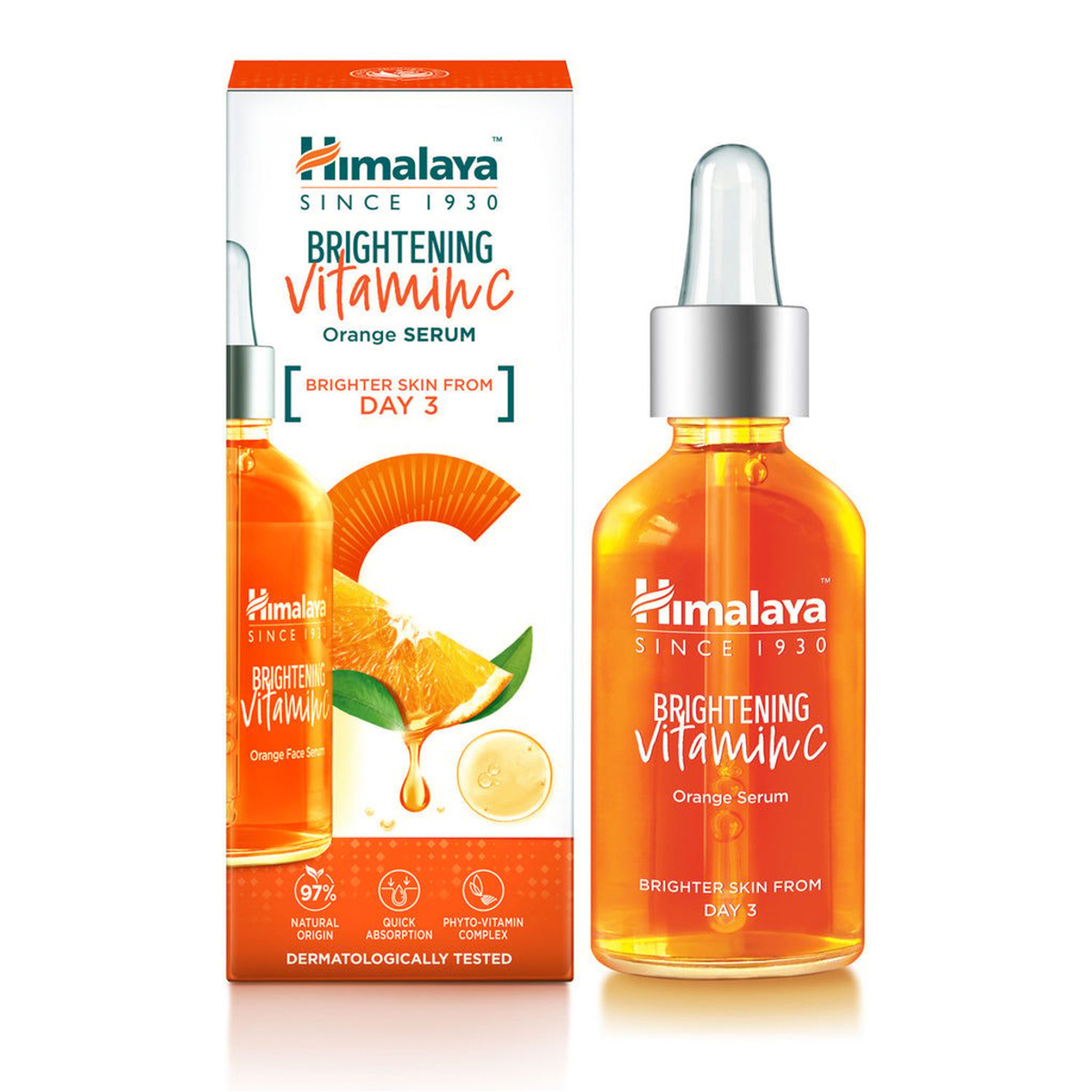 Himalaya Brightening Vitamin C Orange Face Serum 30 Ml