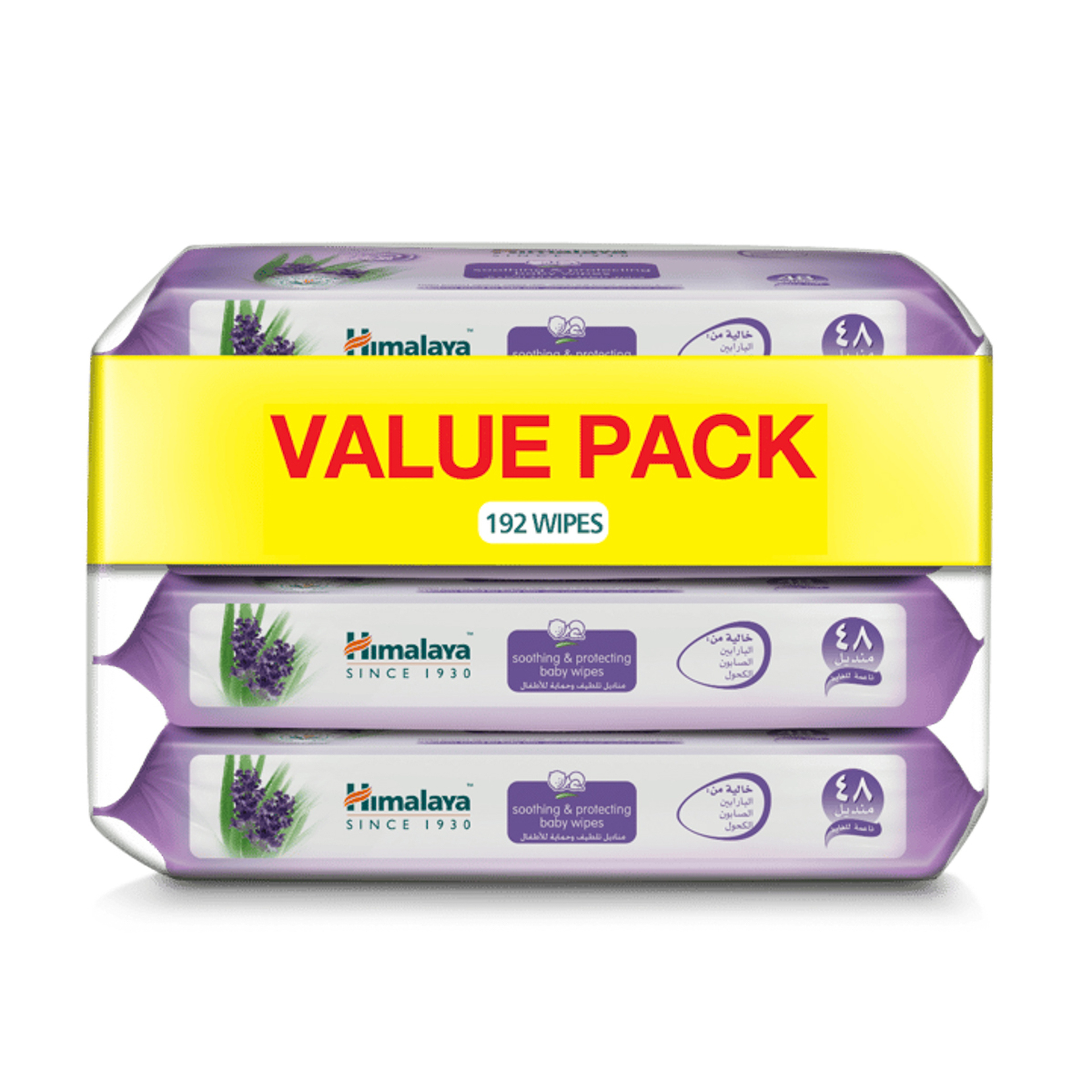 Himalaya Soothing And Protecting Baby Wipes 48 Wipes X4Packs