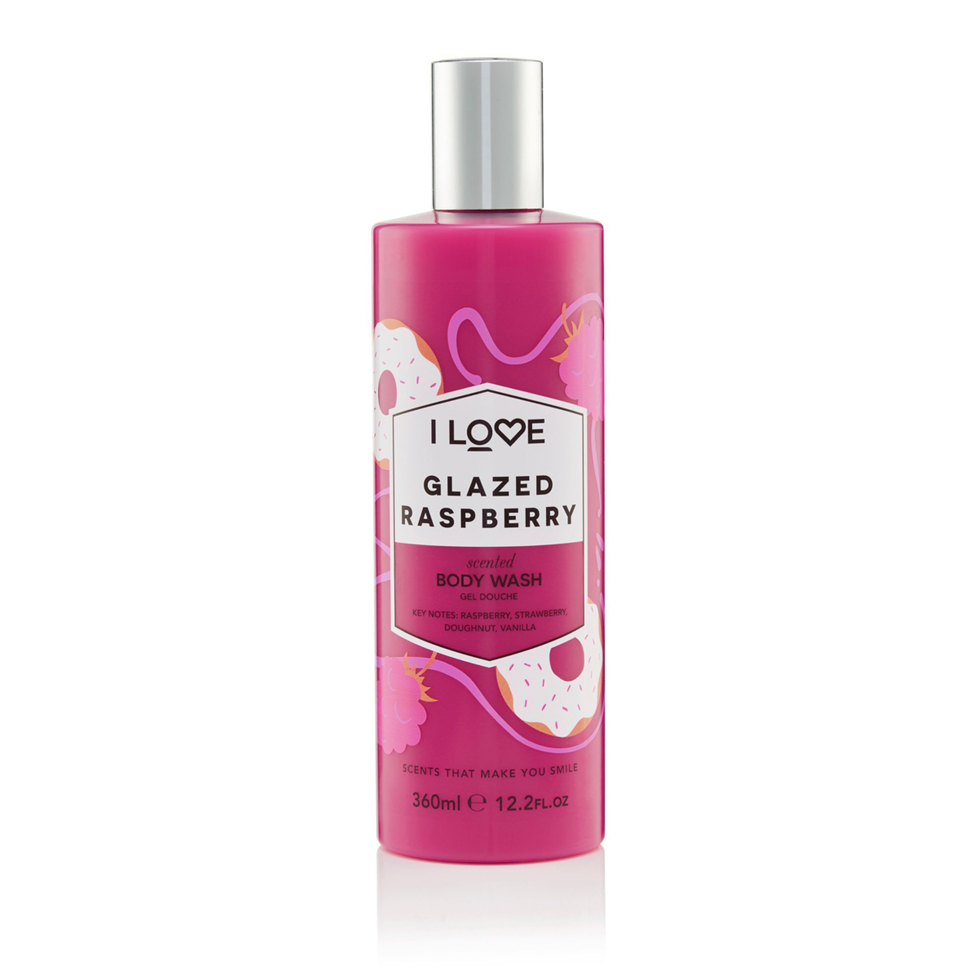 I Love, Signature Collection, Paraben-Free, Cleansing, Glazed Raspberry, Body Wash, 360 Ml