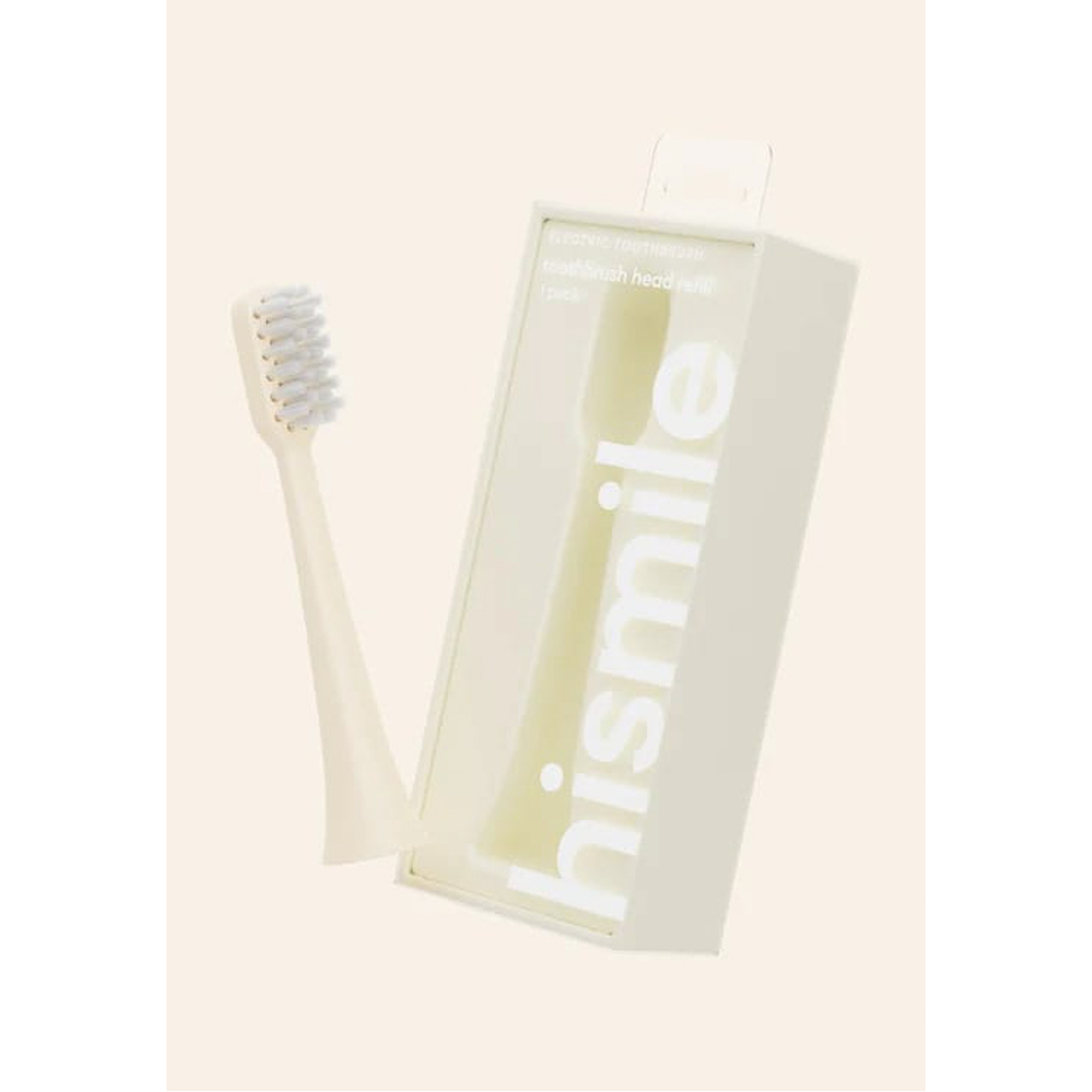 Hismile Toothbrush Replacement Heads - Cream Color.