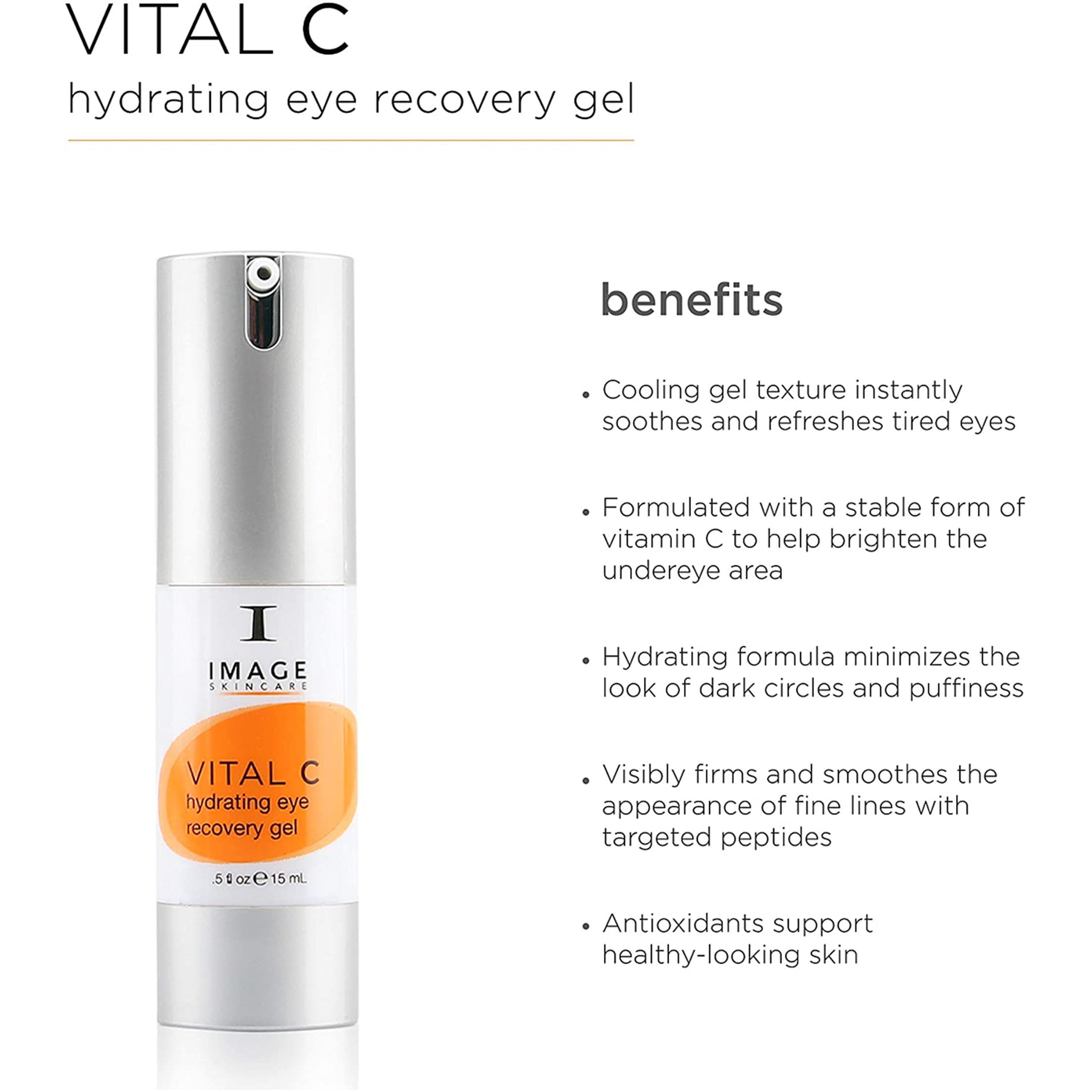 إيميج فيتال سي جل مرطب ومنعش لمنطقة العين – 15 مل