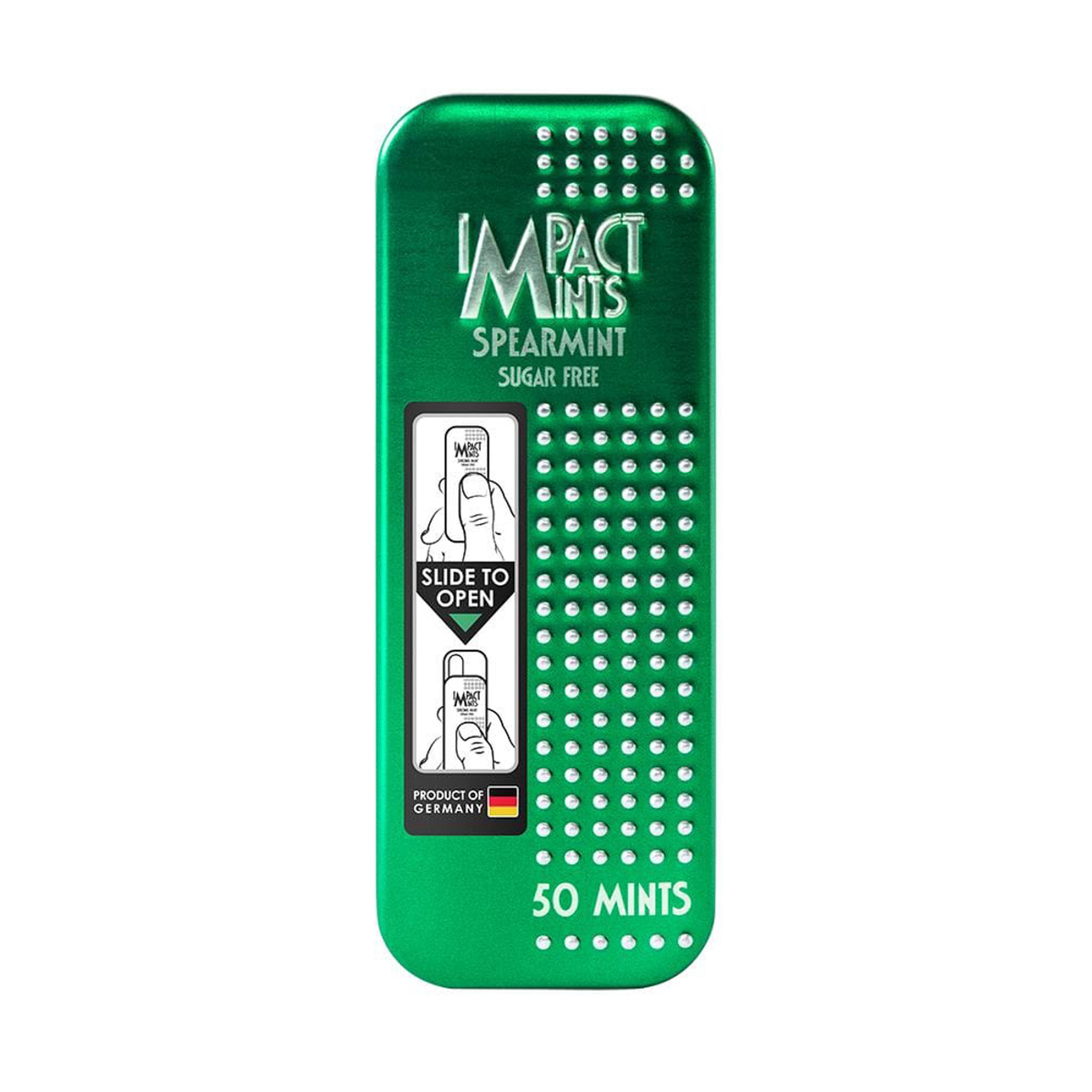 Impact Slim Slide Spearmint Sugar Free Mints 9G