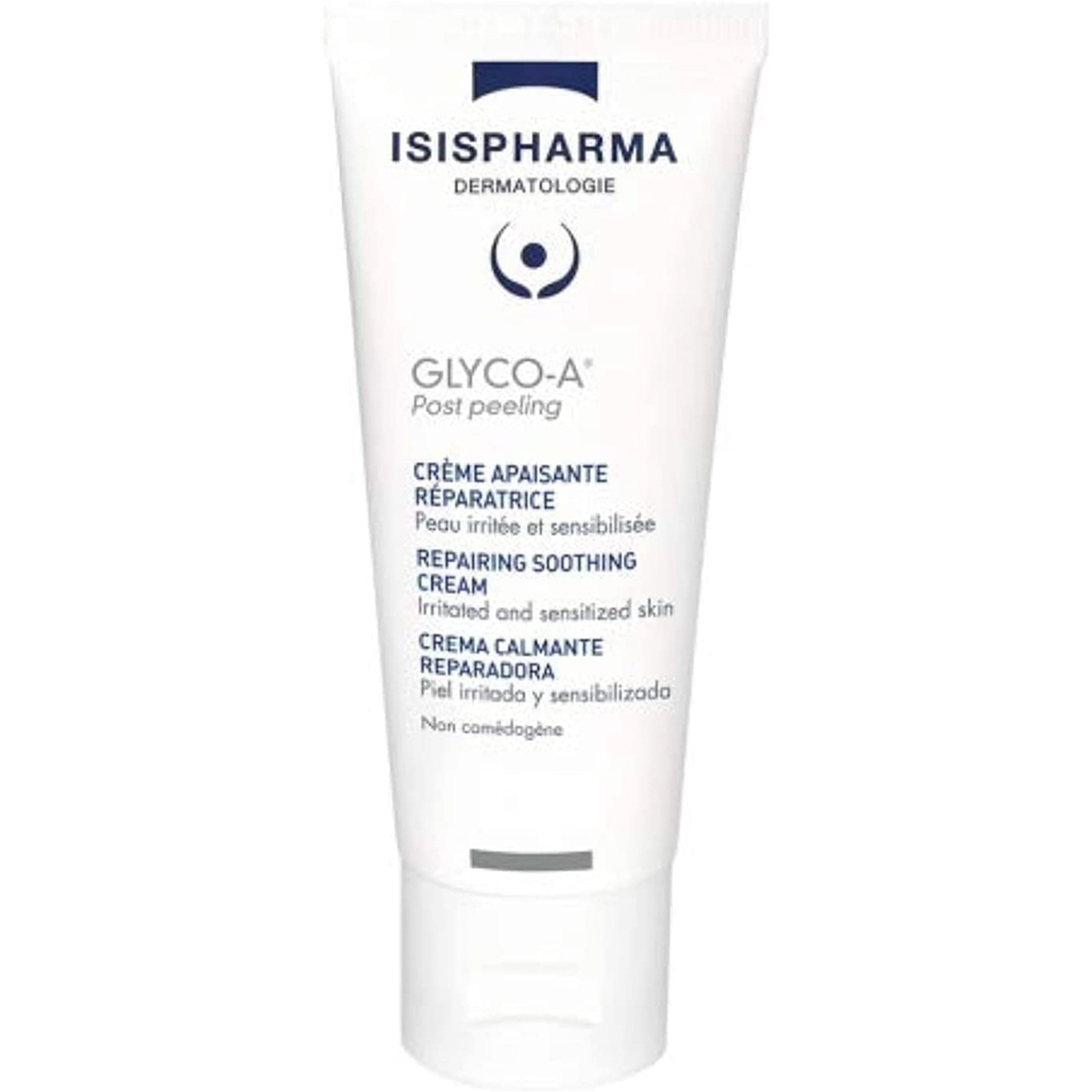 Isispharma Glyco-A Post Peeling Cream Repairing Soothing - For Irritated And Sensitive Skin - 40 Ml