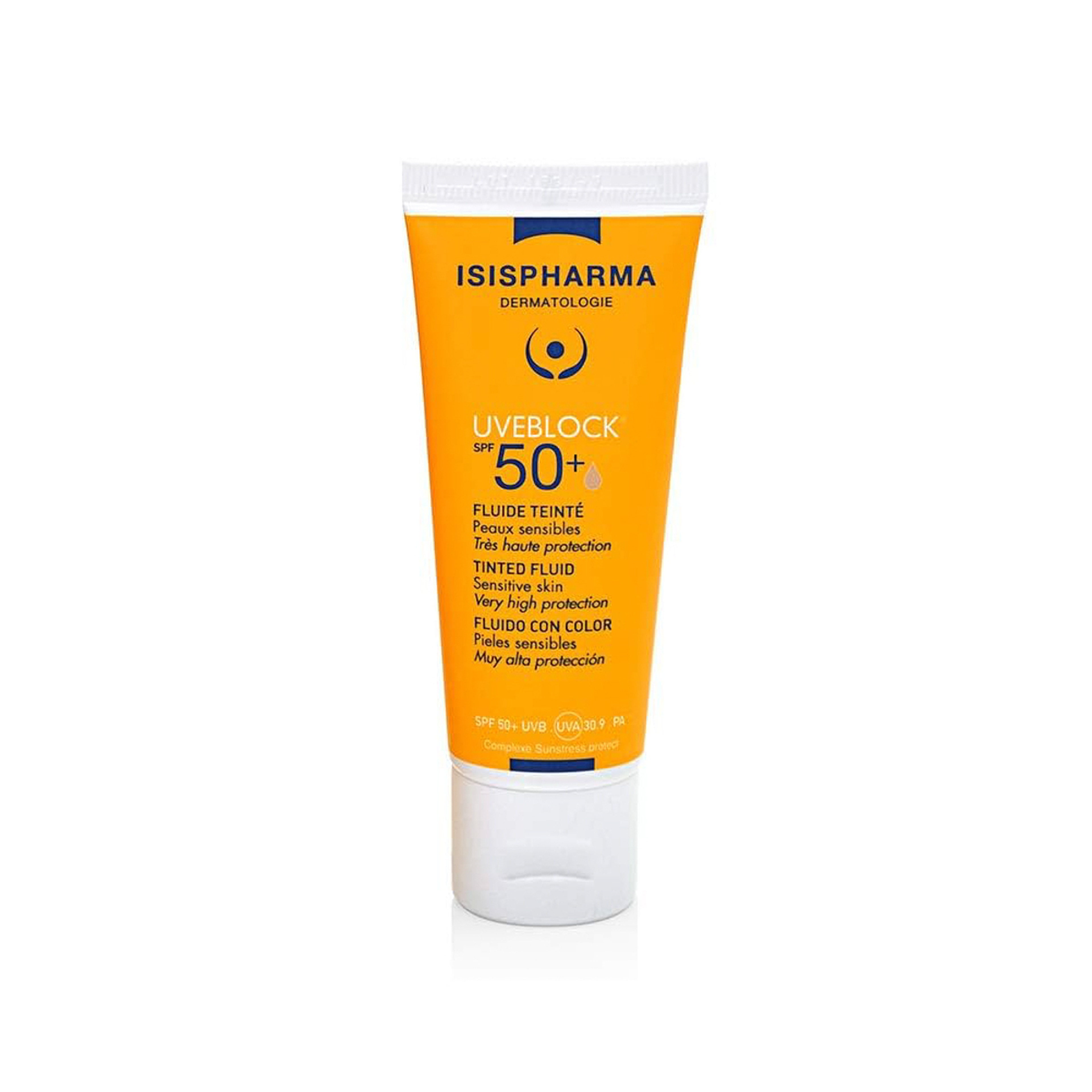 Isispharma Uveblock Spf50+ Tinted Fluid Very High Protection - 40 Ml