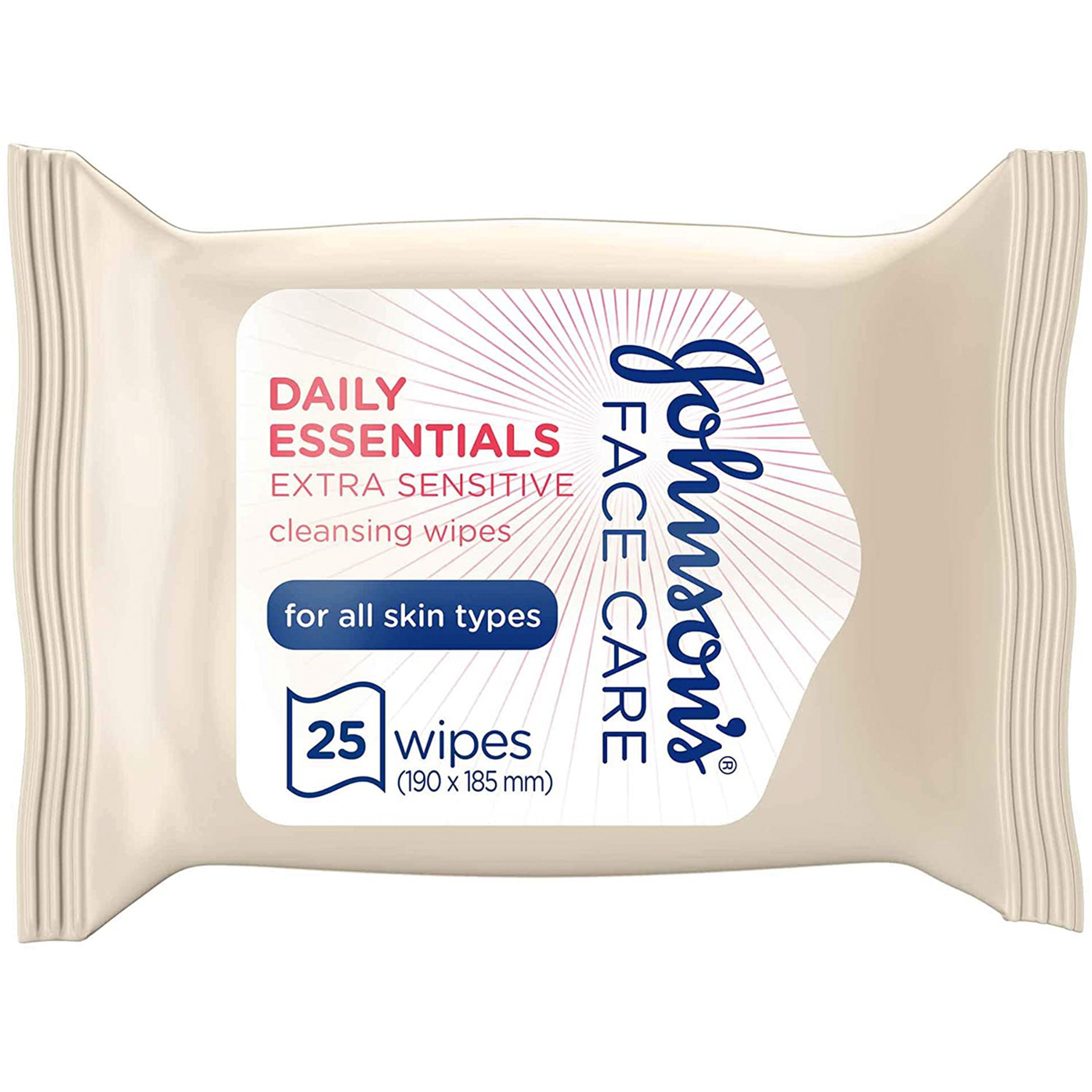 جونسون مناديل التنظيف اليومية 5 في 1 المنعشة للبشرة العادية - 25 مناديل