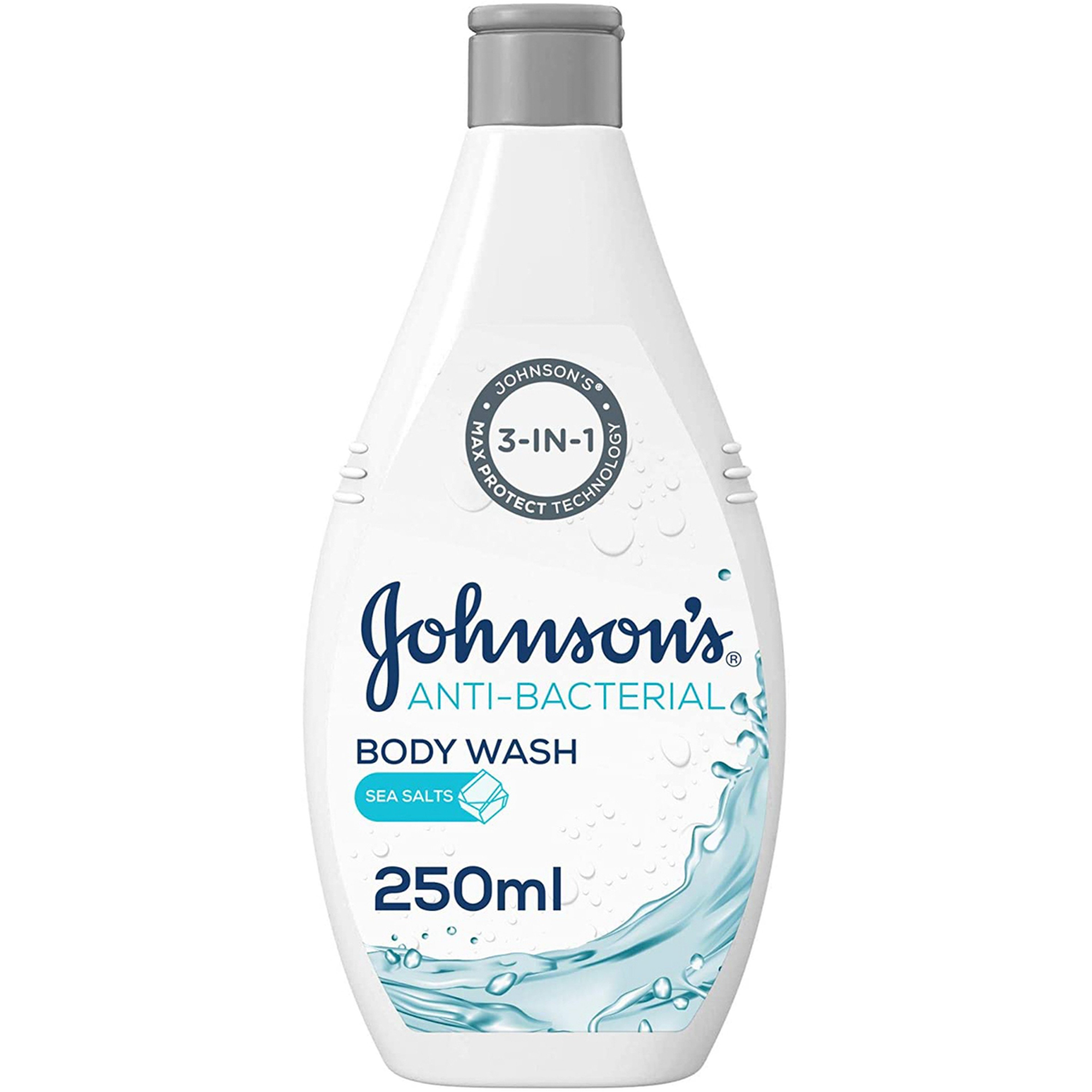 Johnson'S Anti-Bacterial Body Wash With Sea Salts - 250Ml