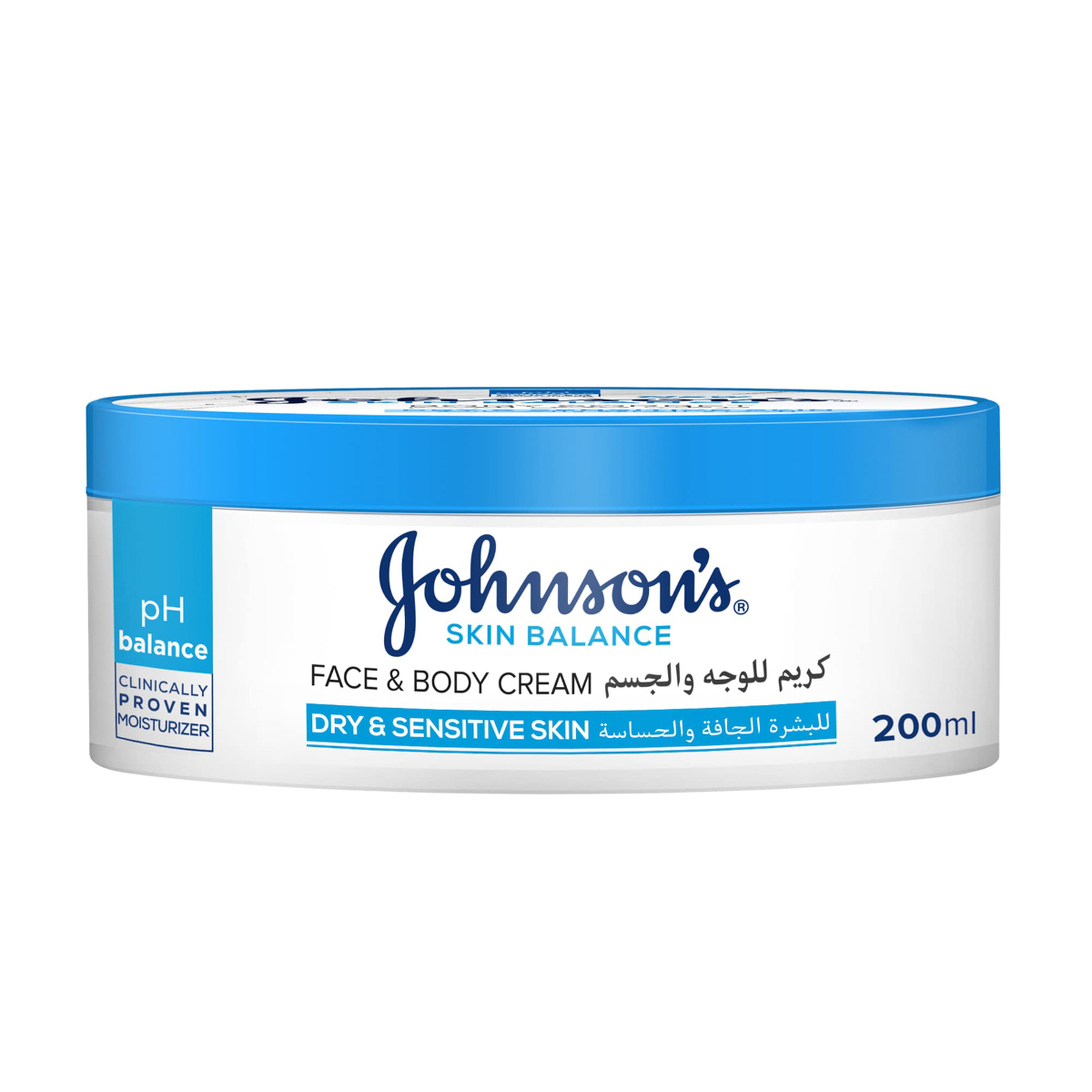 Johnson'S Skin Balance Face & Body Cream For Dry And Sensitive Skin - 200 Ml