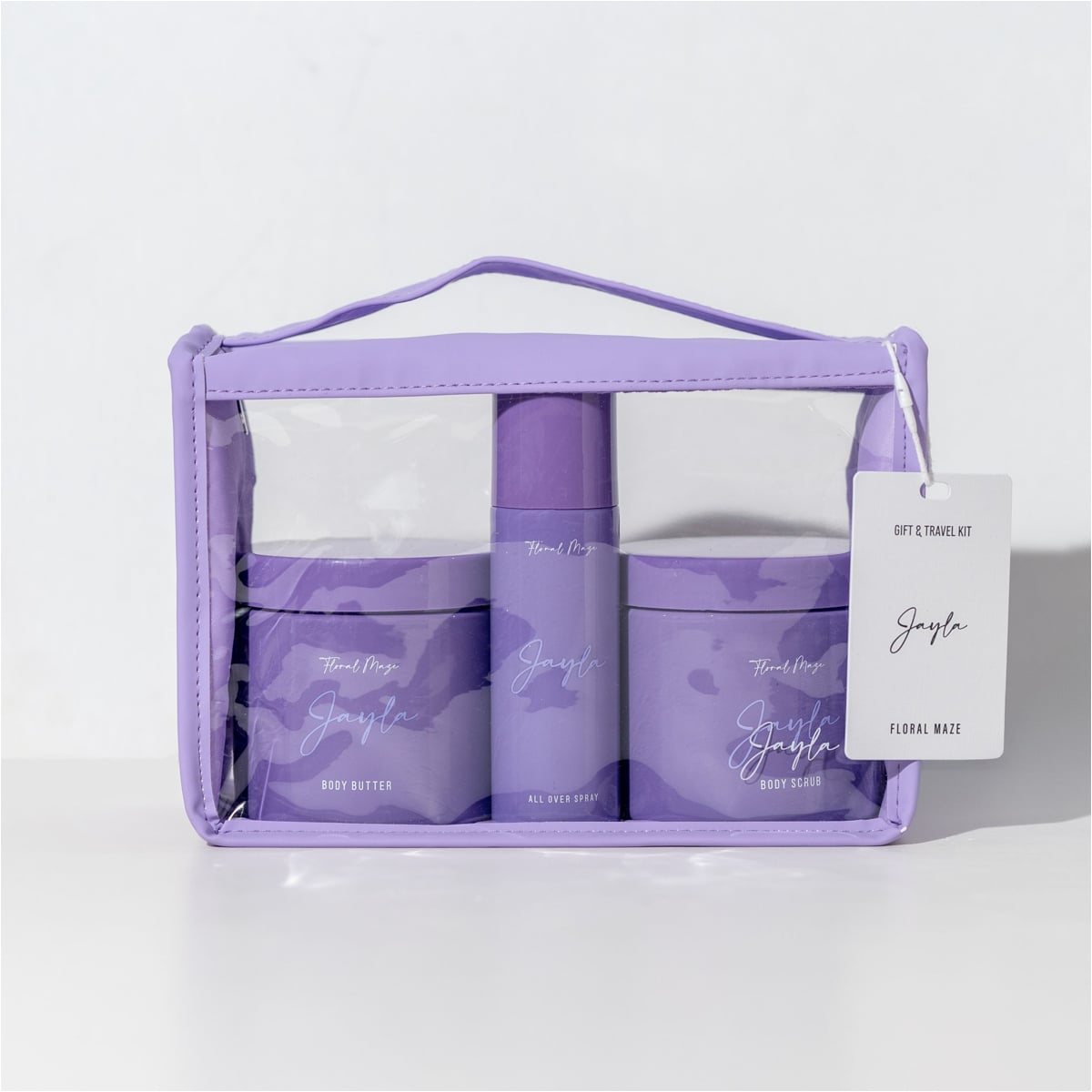 【紫陽花】MT スキンケア4点セット Jayla Floral Maze Travel Kit (Scrub-Butter-Mist) | Whites
