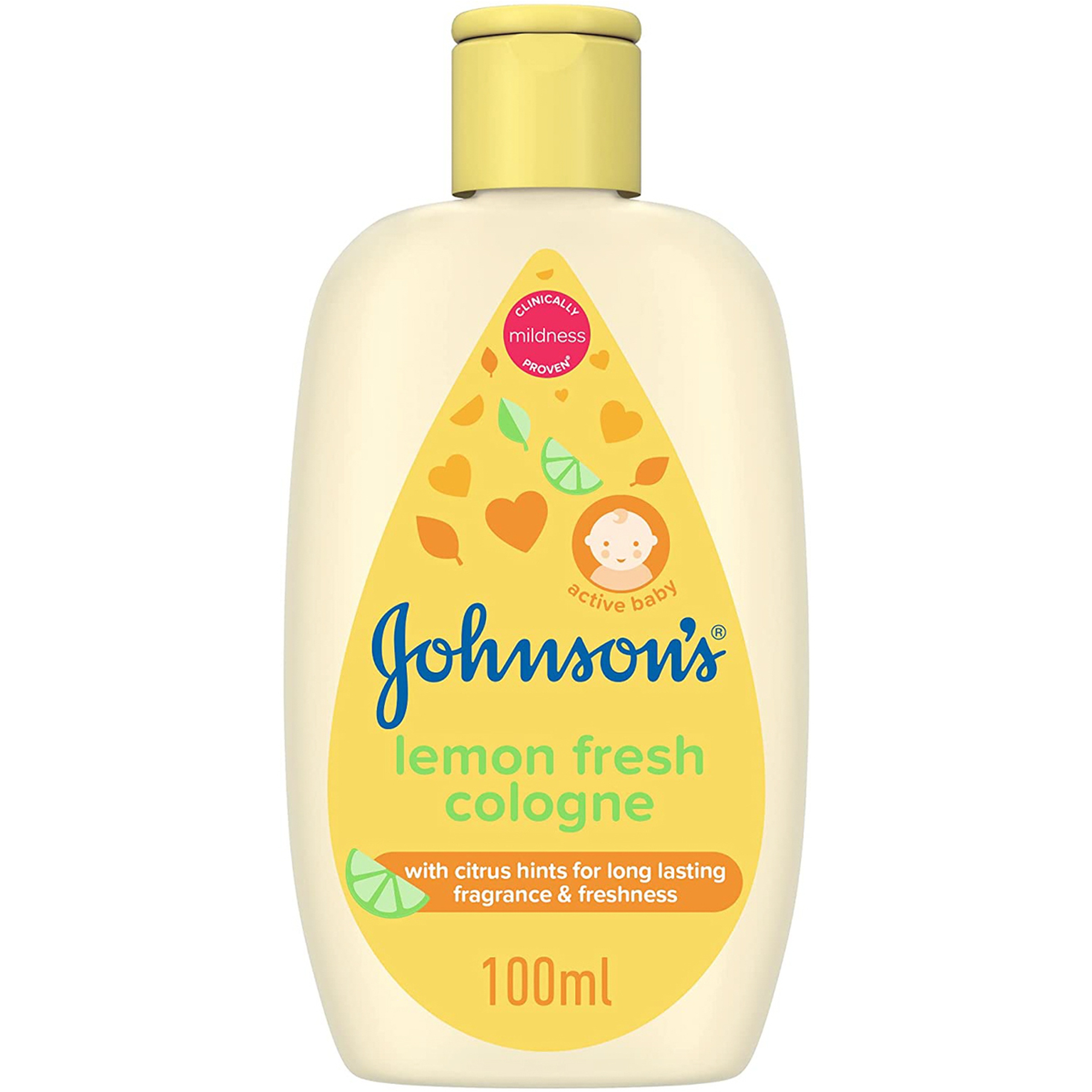 Johnson'S Baby Cologne, Lemon Fresh - 100 Ml