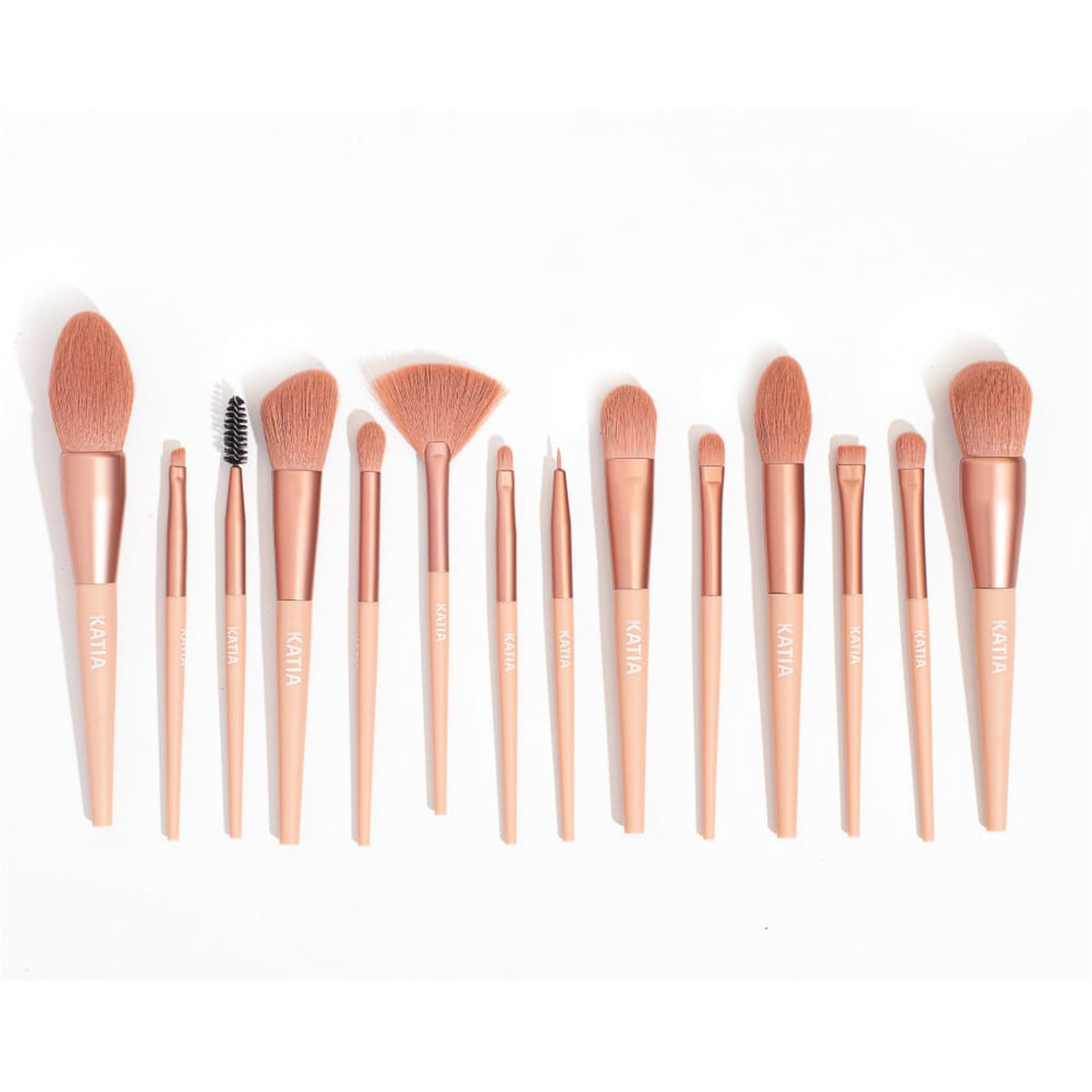 كاتيا مجموعة فرش المكياج - 14 حبة