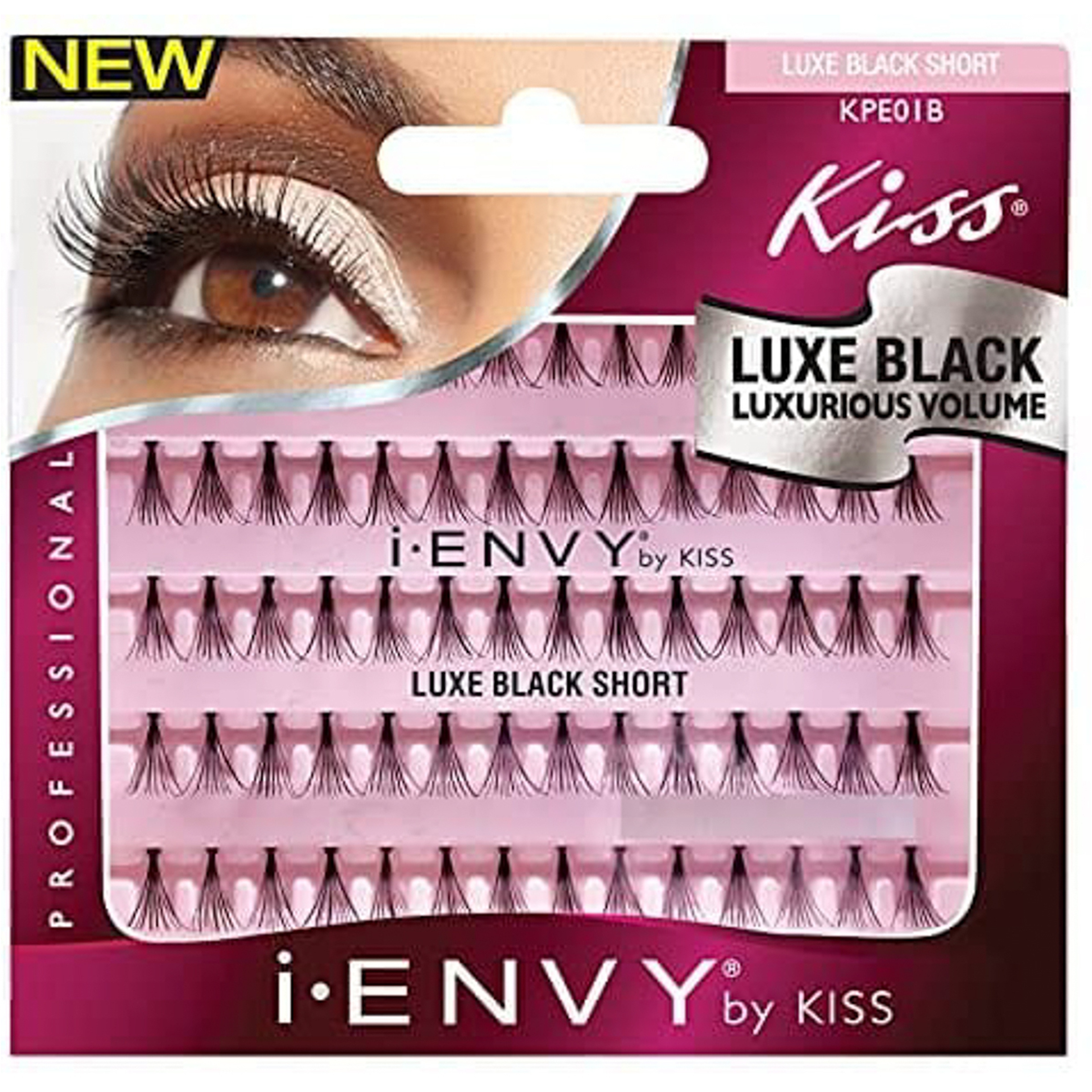 رموش فردية قصيرة الطول فلير لوكس - أسود - 70 حبة