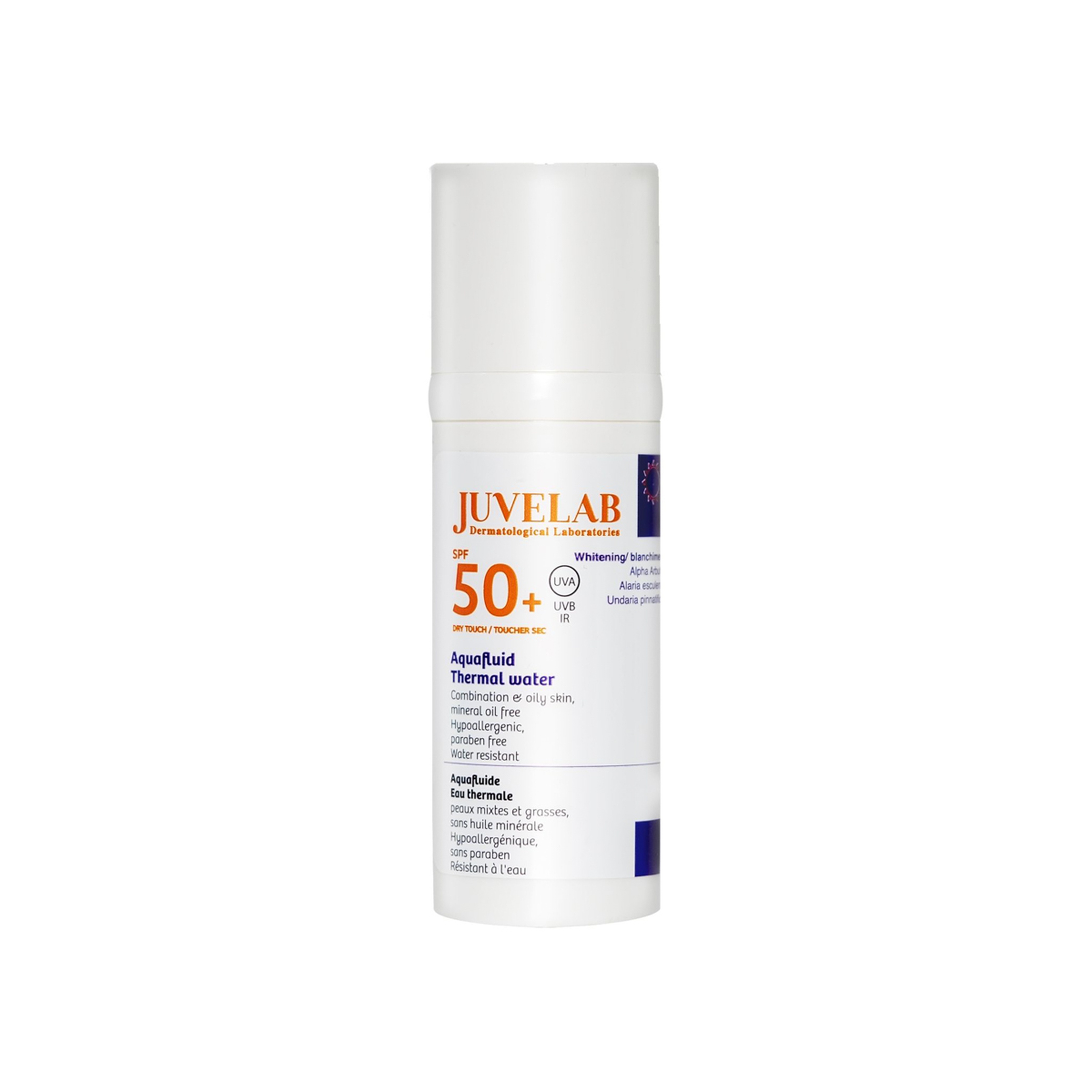 Juvelab Whitening Aqua Fluid Thermal Water Spf 50+ Sunscreen 40Ml