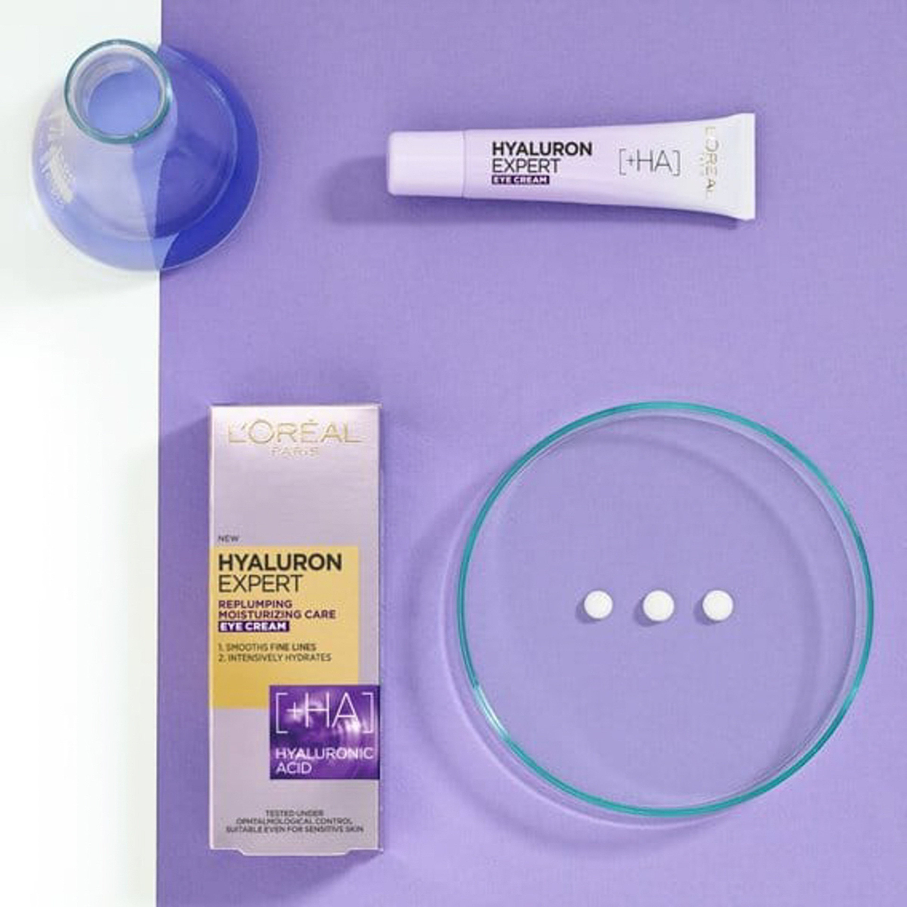 لوريال كريم العيون هيالورون إكسبيرت المرطب والممتلئ - 15 مل