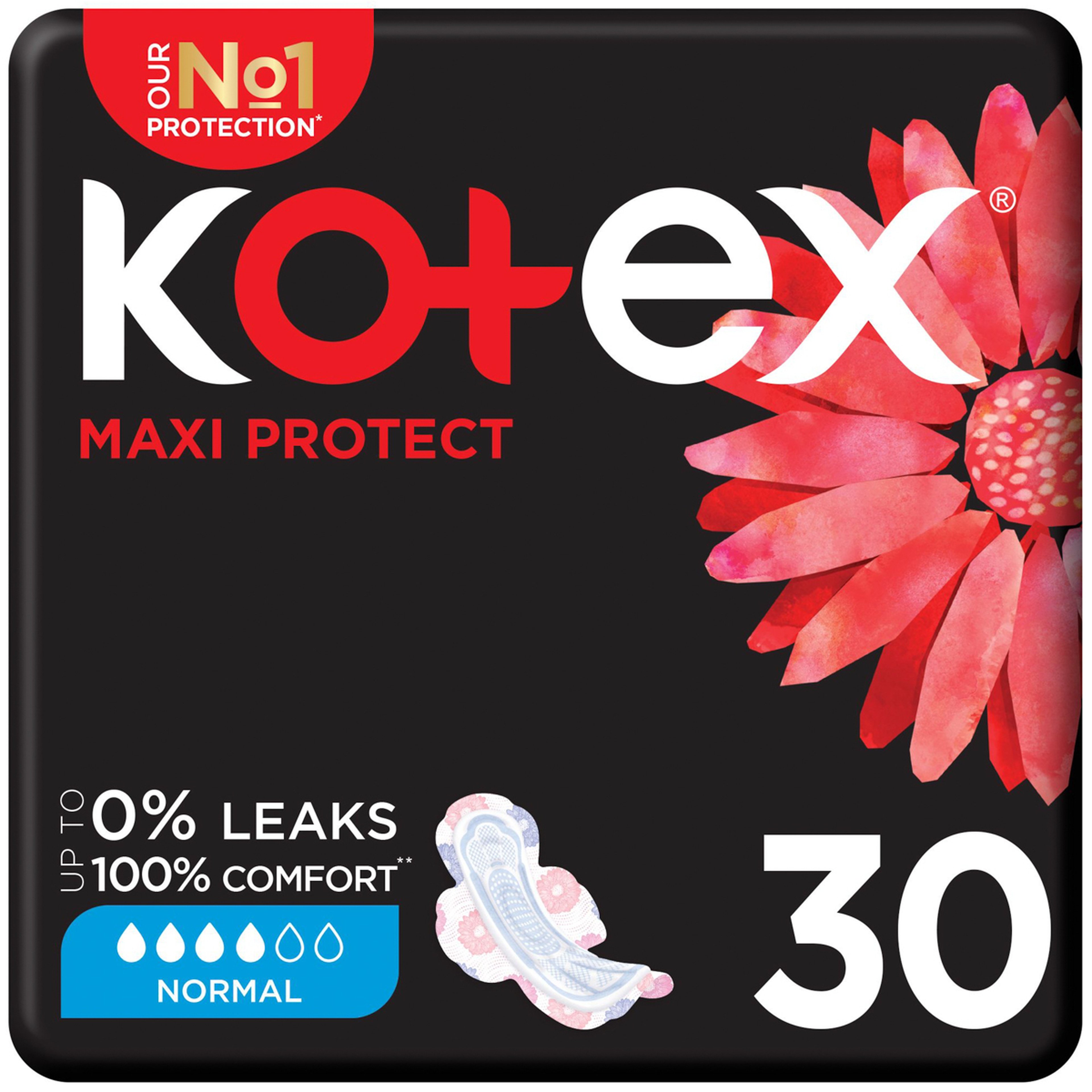 Kotex Maxi Normal Feminine Pads With Wings