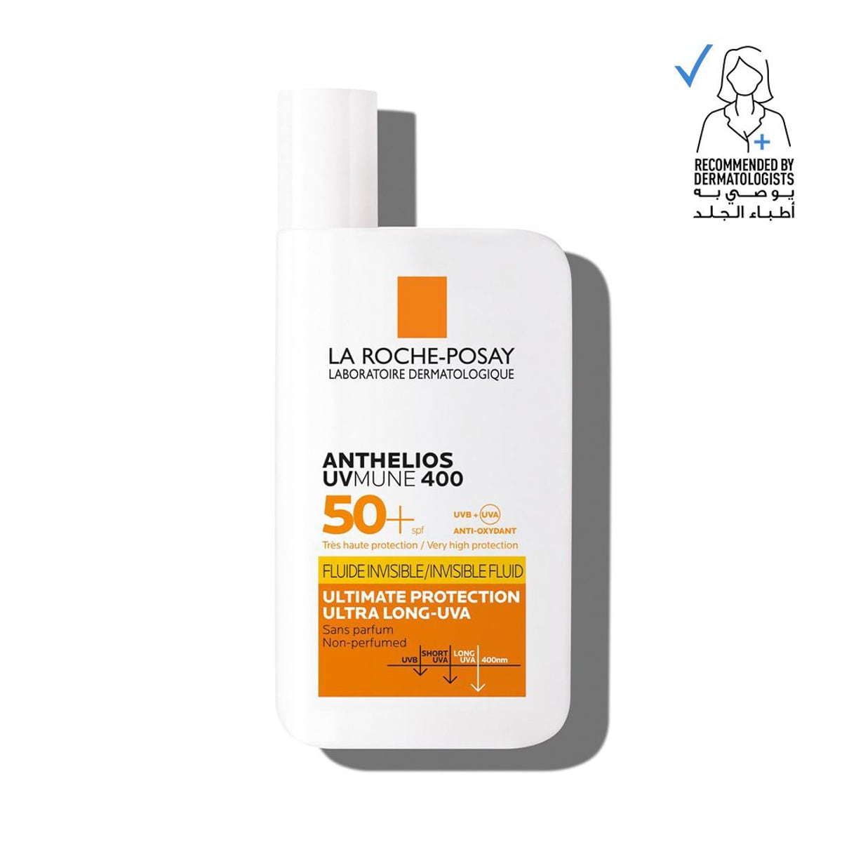 لاروش بوزيه أنثيليوس UVMune 400 فلويد غير مرئي SPF 50+ - 50 مل