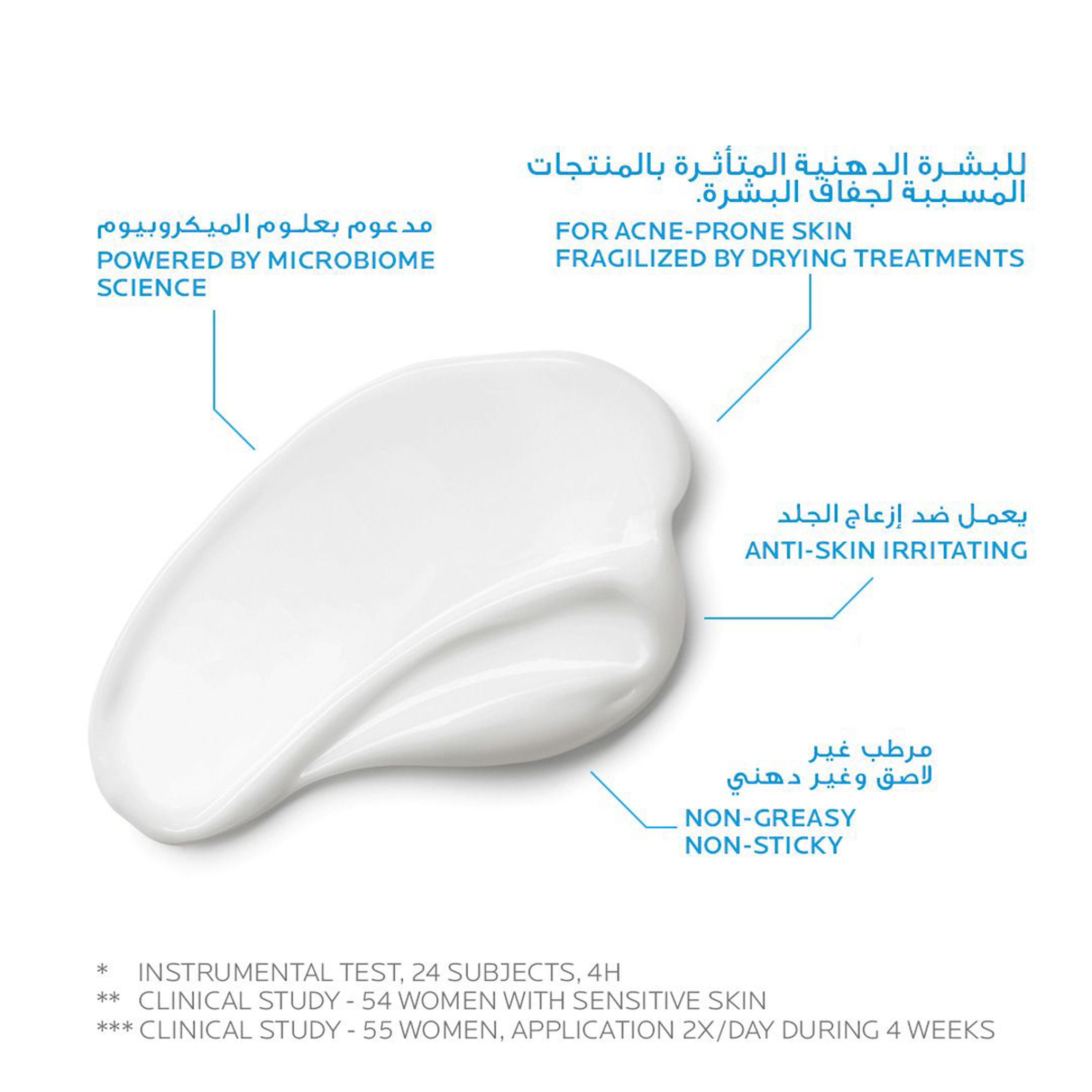 للاروش بوزيه، ايفاكلار اتش ايزوبيوم، كريم للعناية بالبشرة الجافة - 40 مل