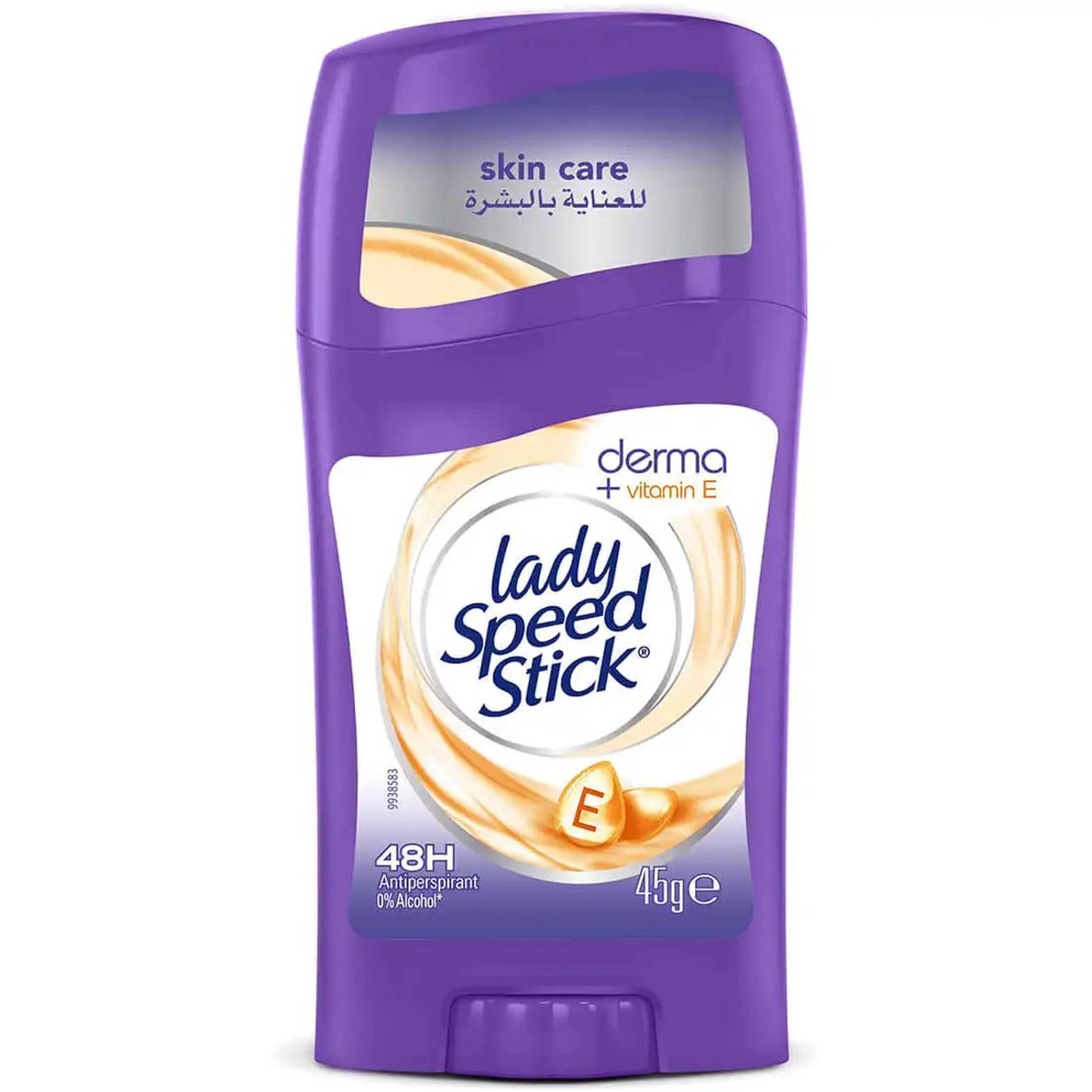 Lady Speed Stick Antiperspirant Deodorant Stick Derma + Vitamin E 45G