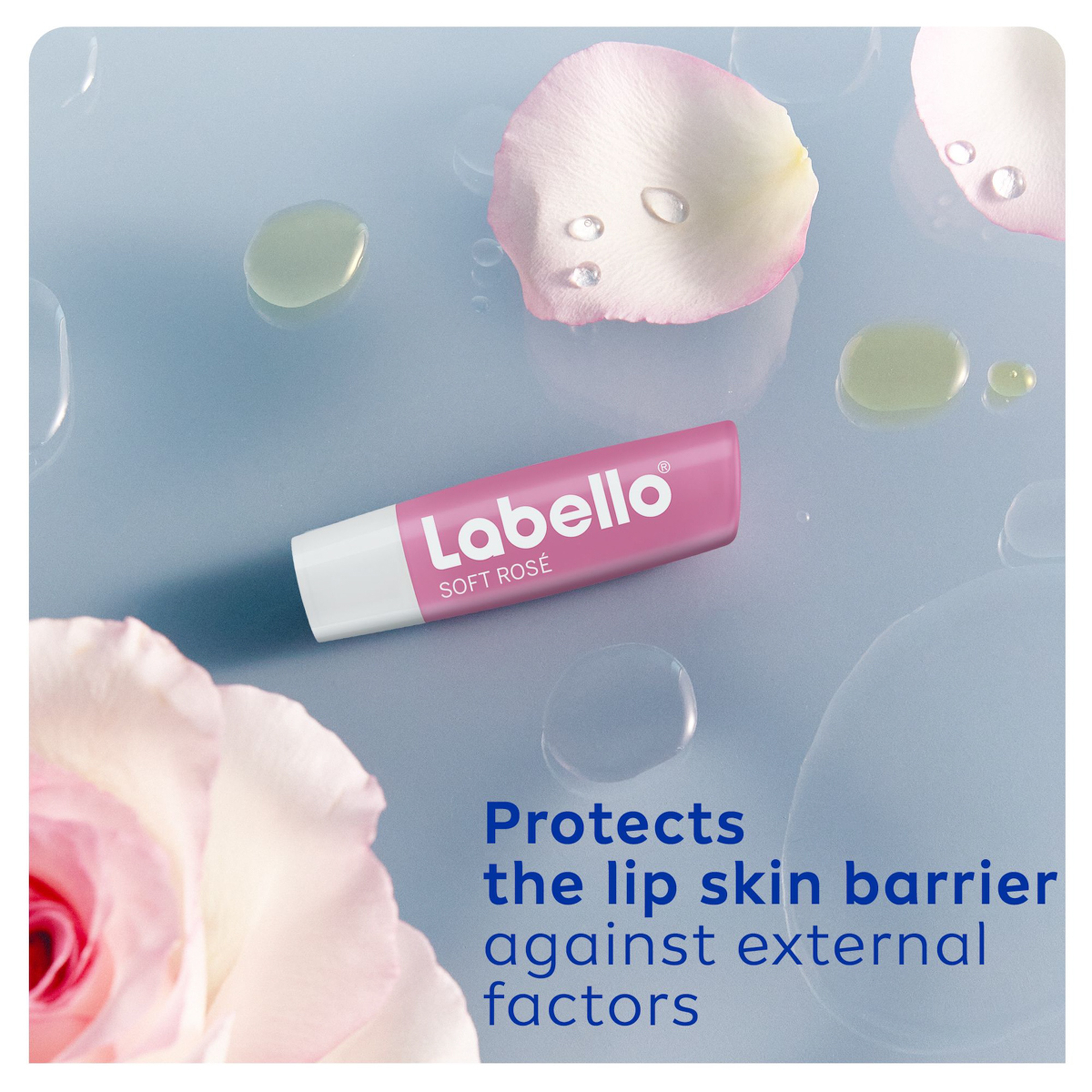 Labello Velvet Rose Lip Balm (4.8G)