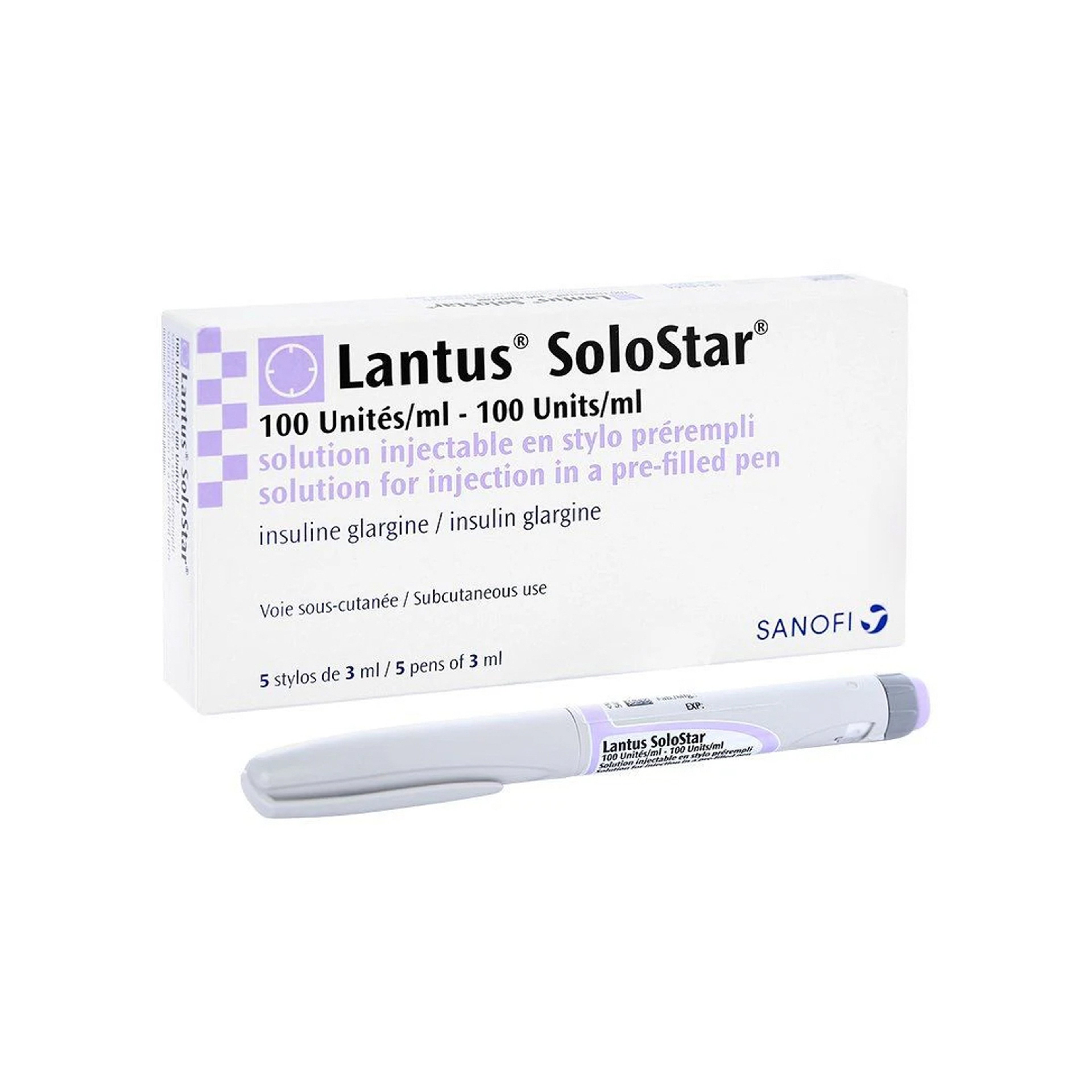 Lantus Solostar 100 Iu 3Ml (5 Pen)