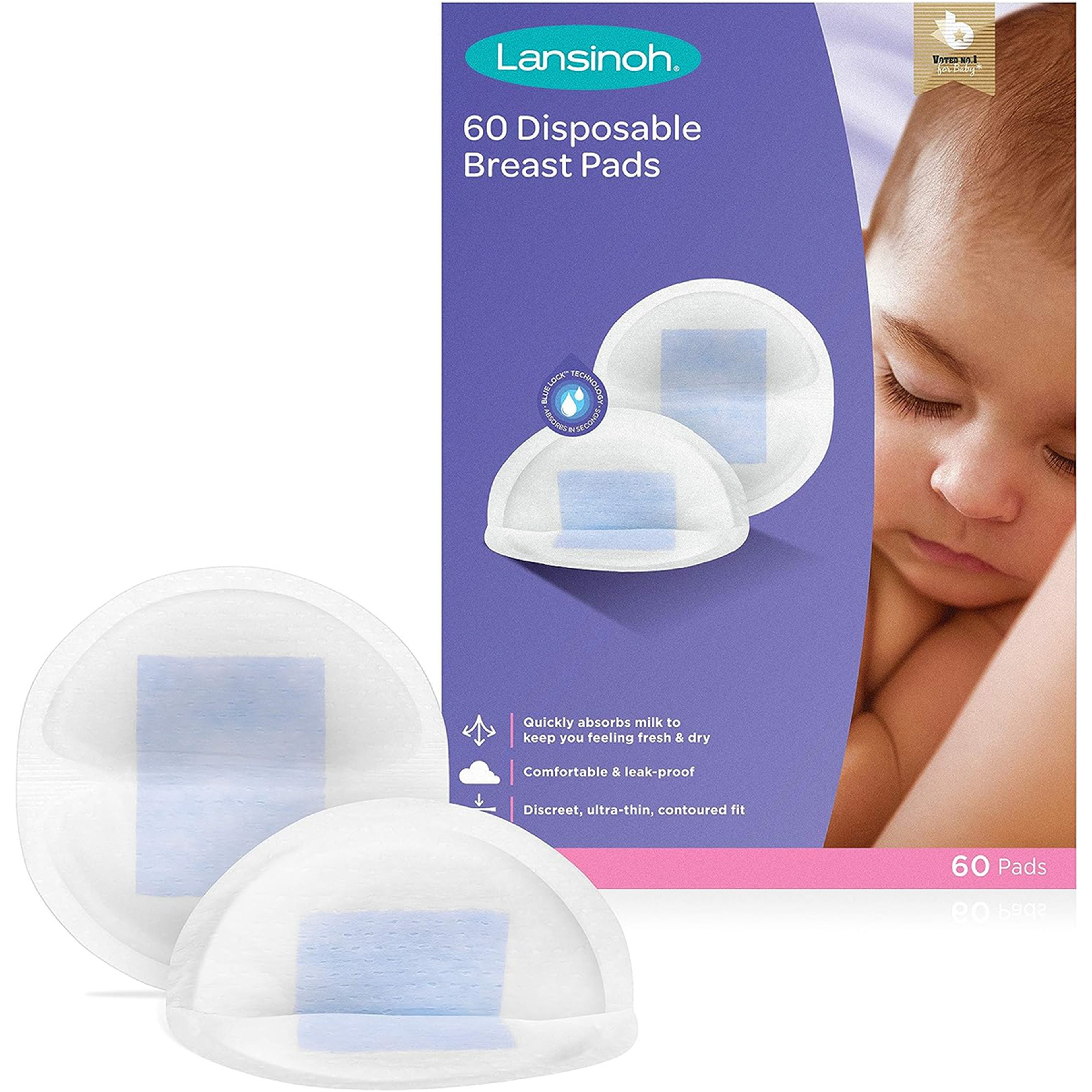 Lansinoh Disposable Nursing Pads Mum Absorbing Breast Milk