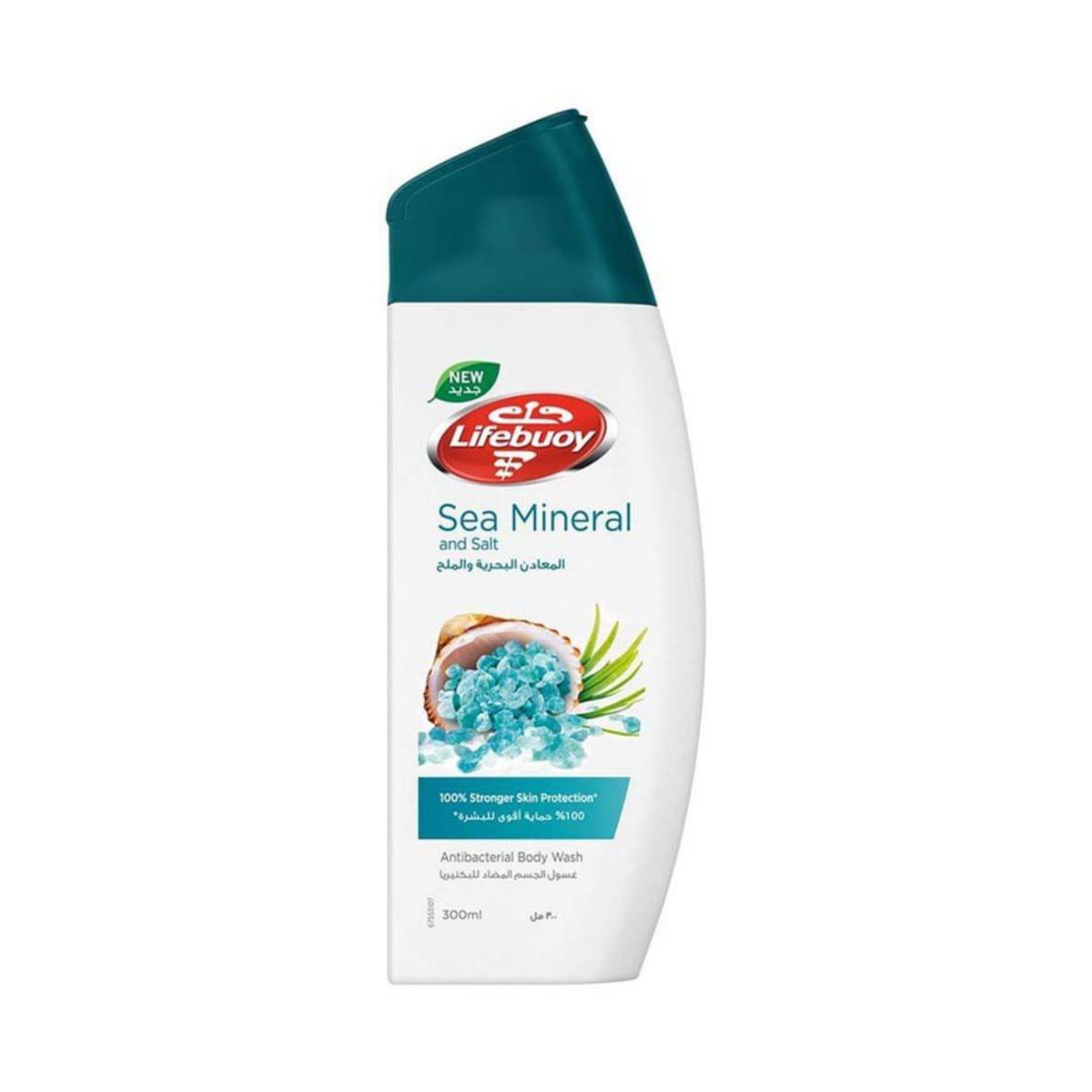 Lifebuoy Body Wash With Sea Minerals & Salt And Loofah 300Ml