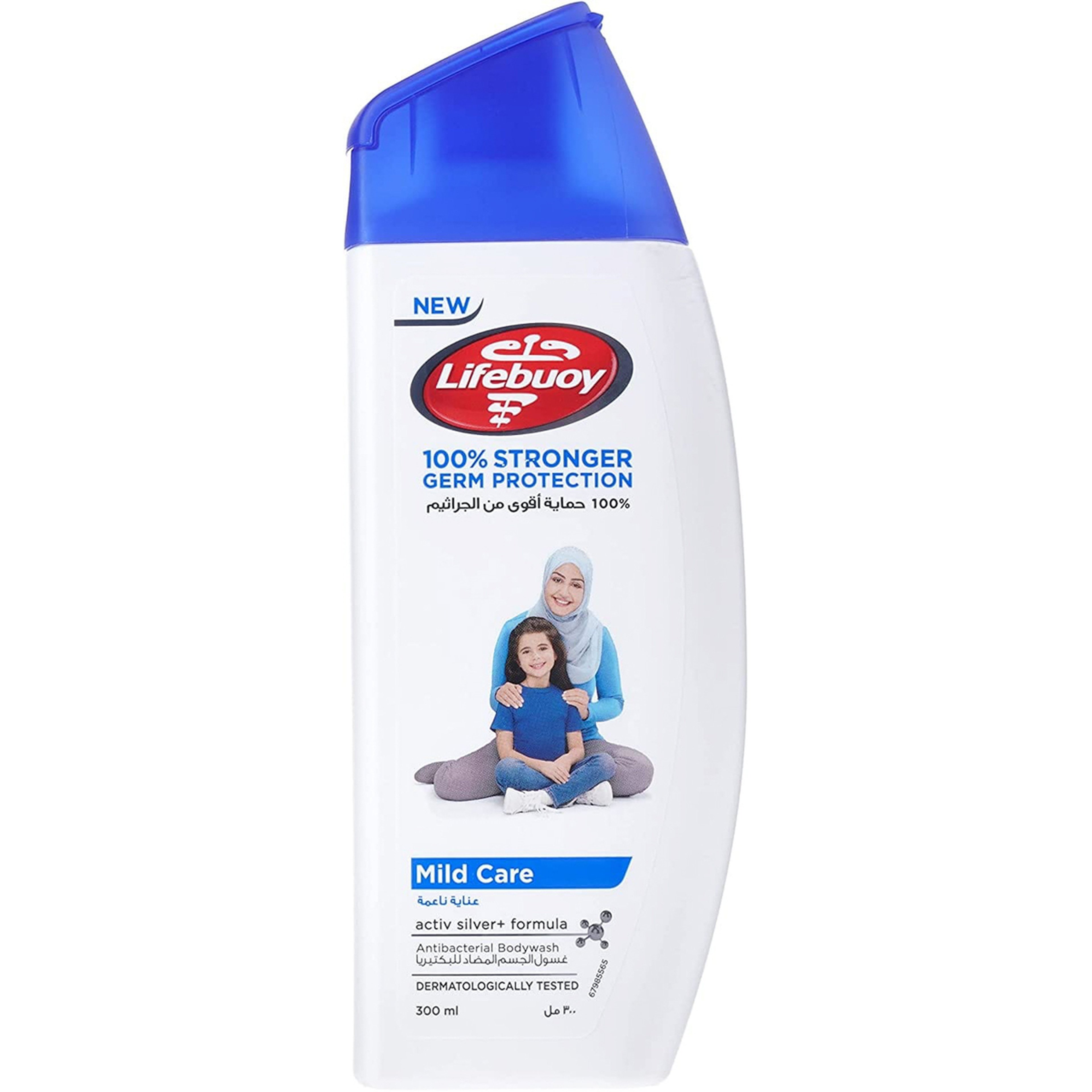 Lifebuoy Body Wash Care 300 Ml + Puff