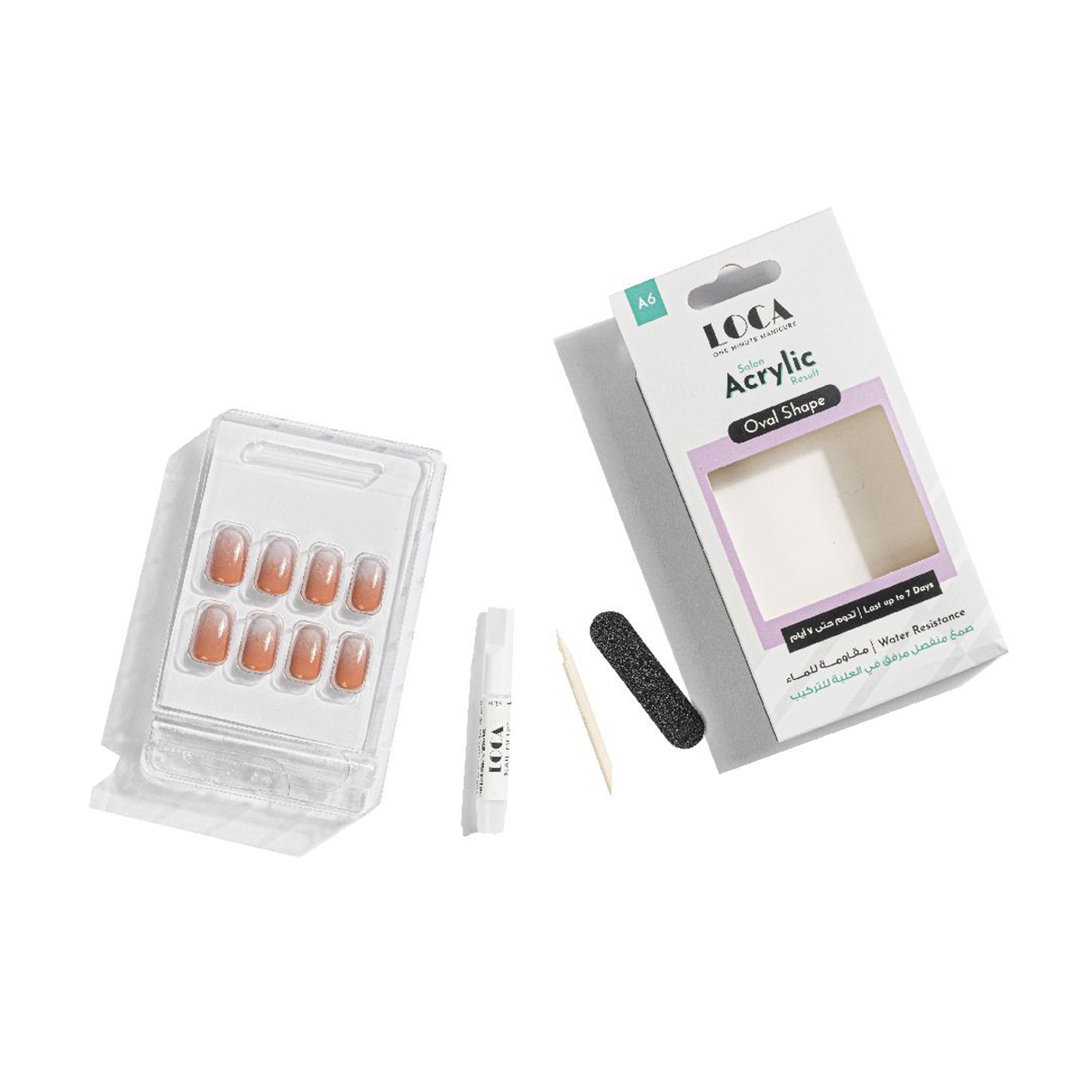 Loca Nails Acrylic Oval