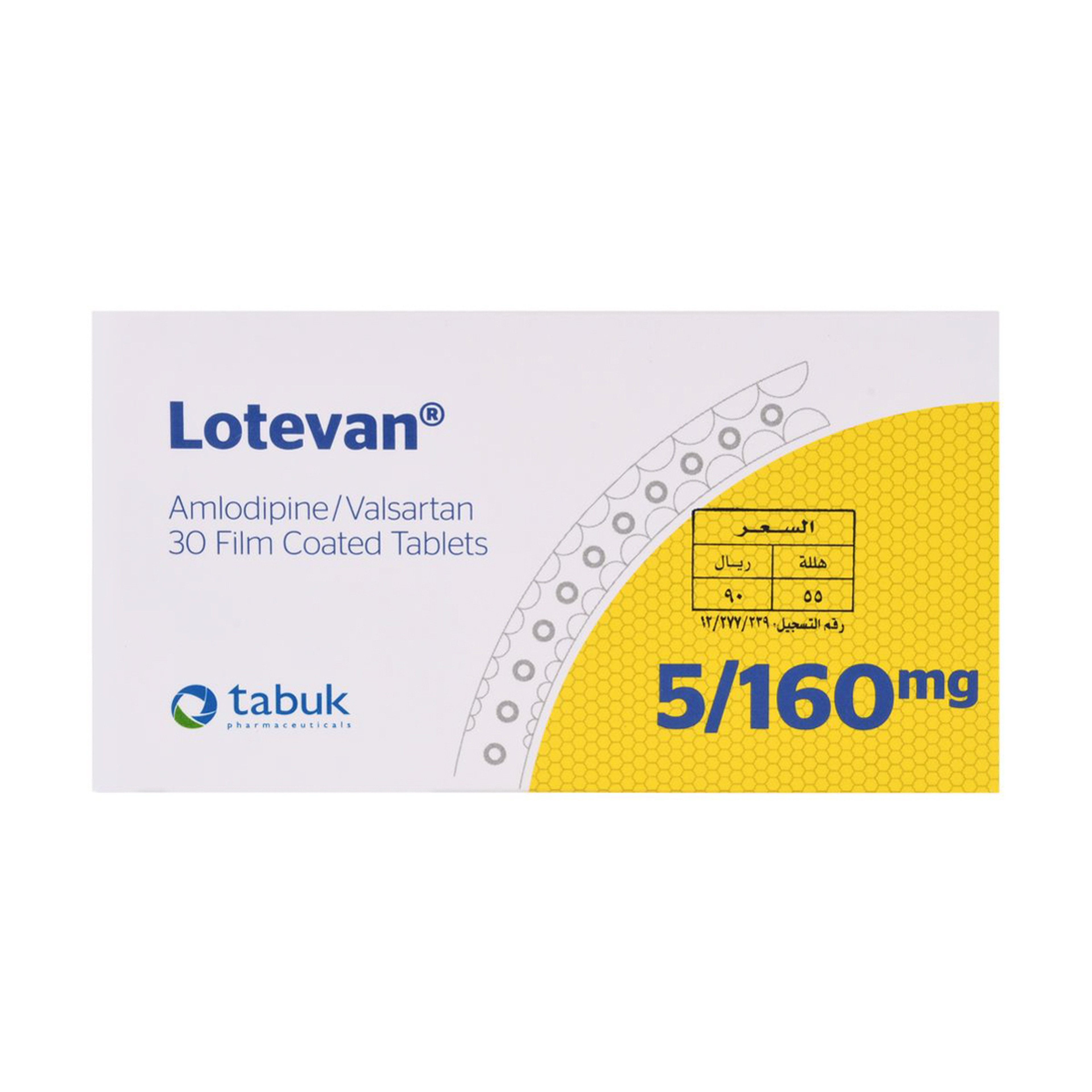 Lotevan 5/ 160 Mg Tablet 30