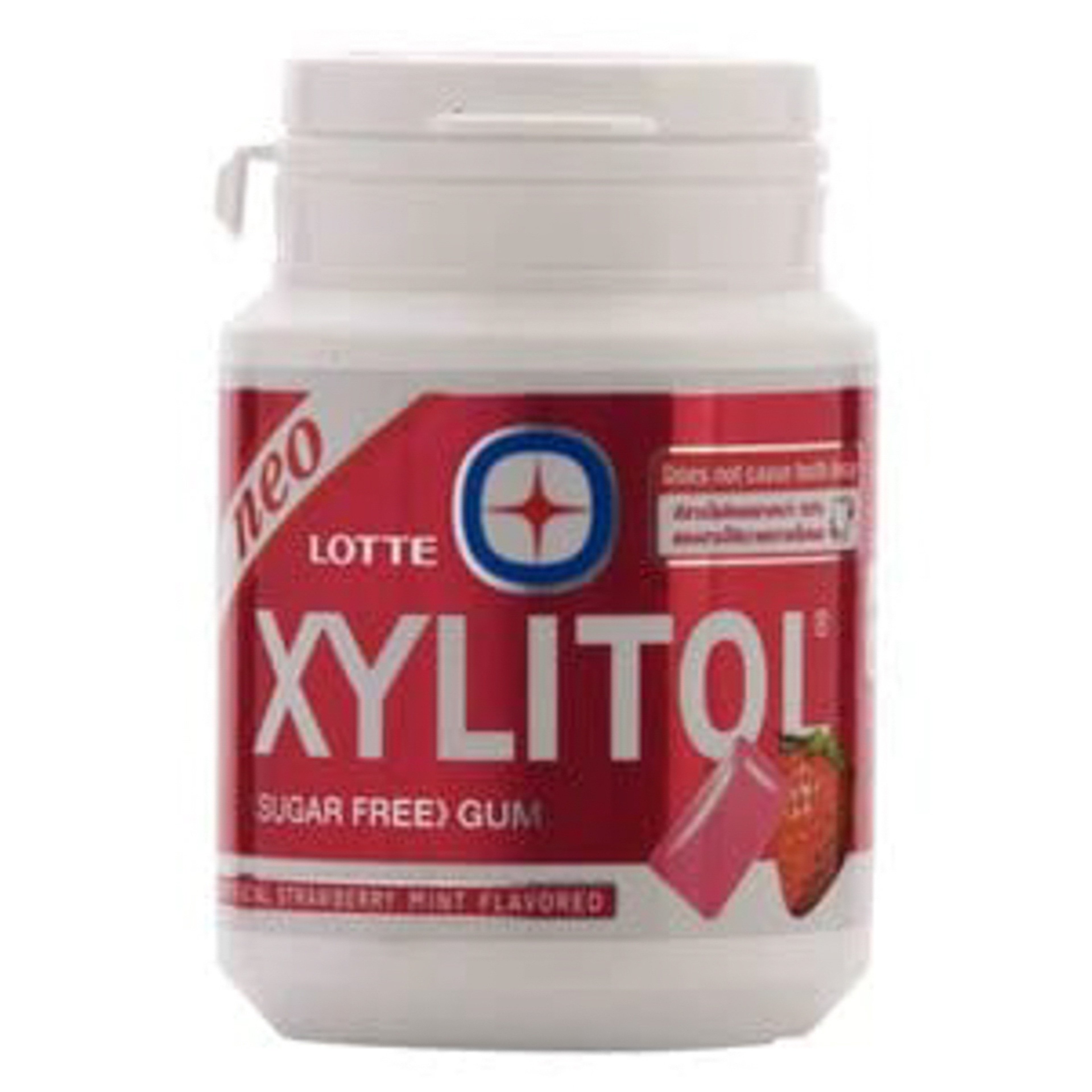 Lotte Xylitol Strawberry Mint Flavor Sugar Free