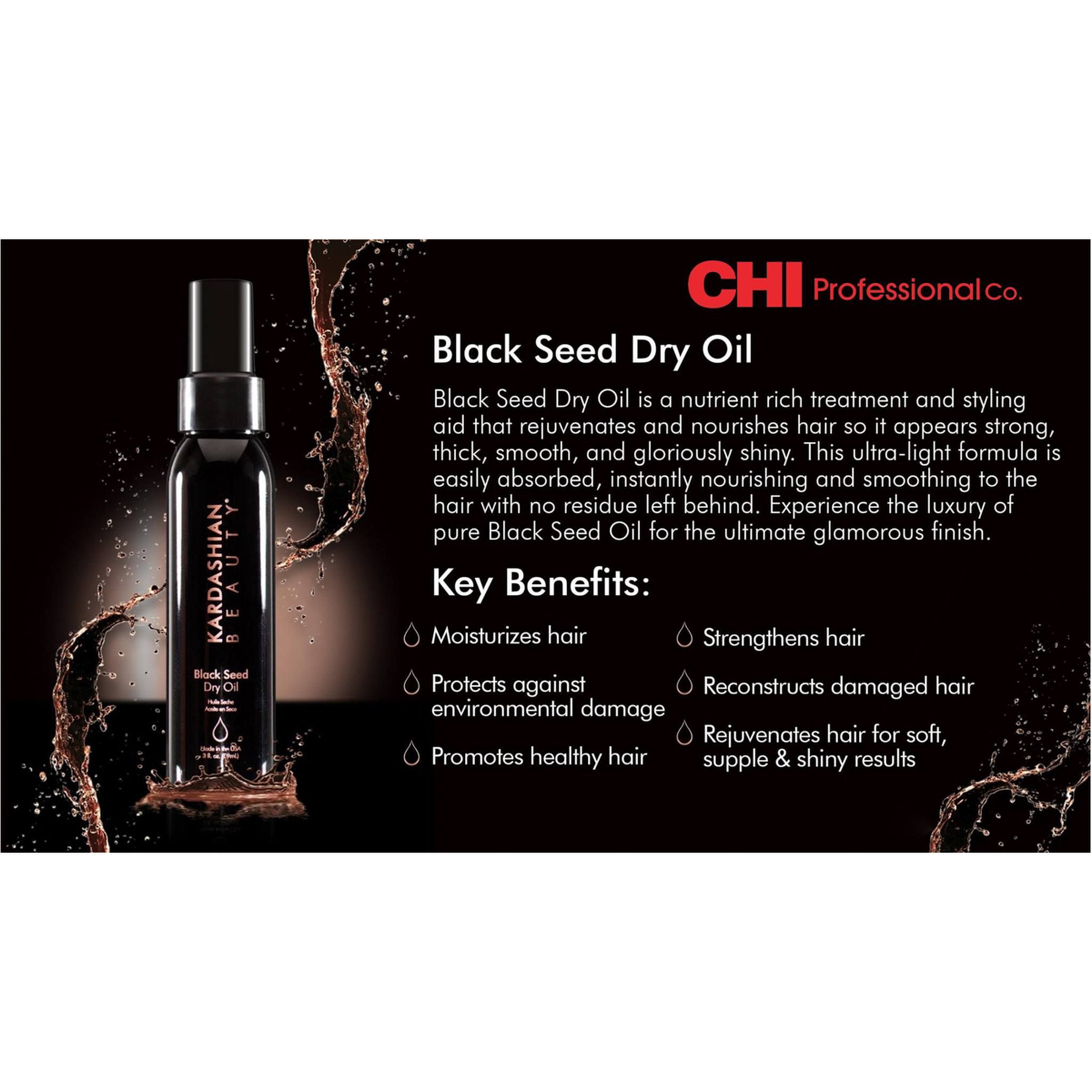 Luxury Black Seed Dry Oil