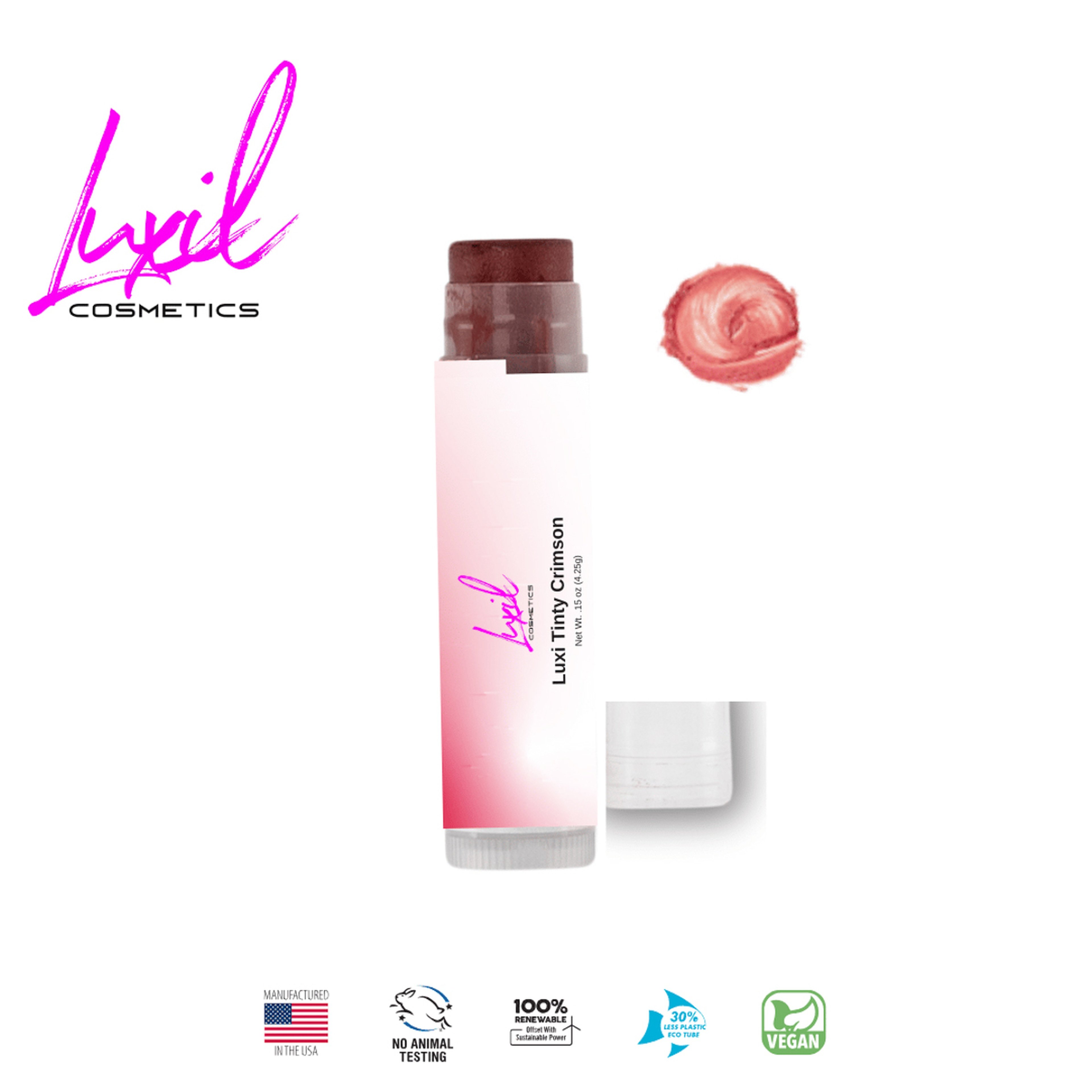 Luxil Tinty Crimson Lip Balm 4.25 G