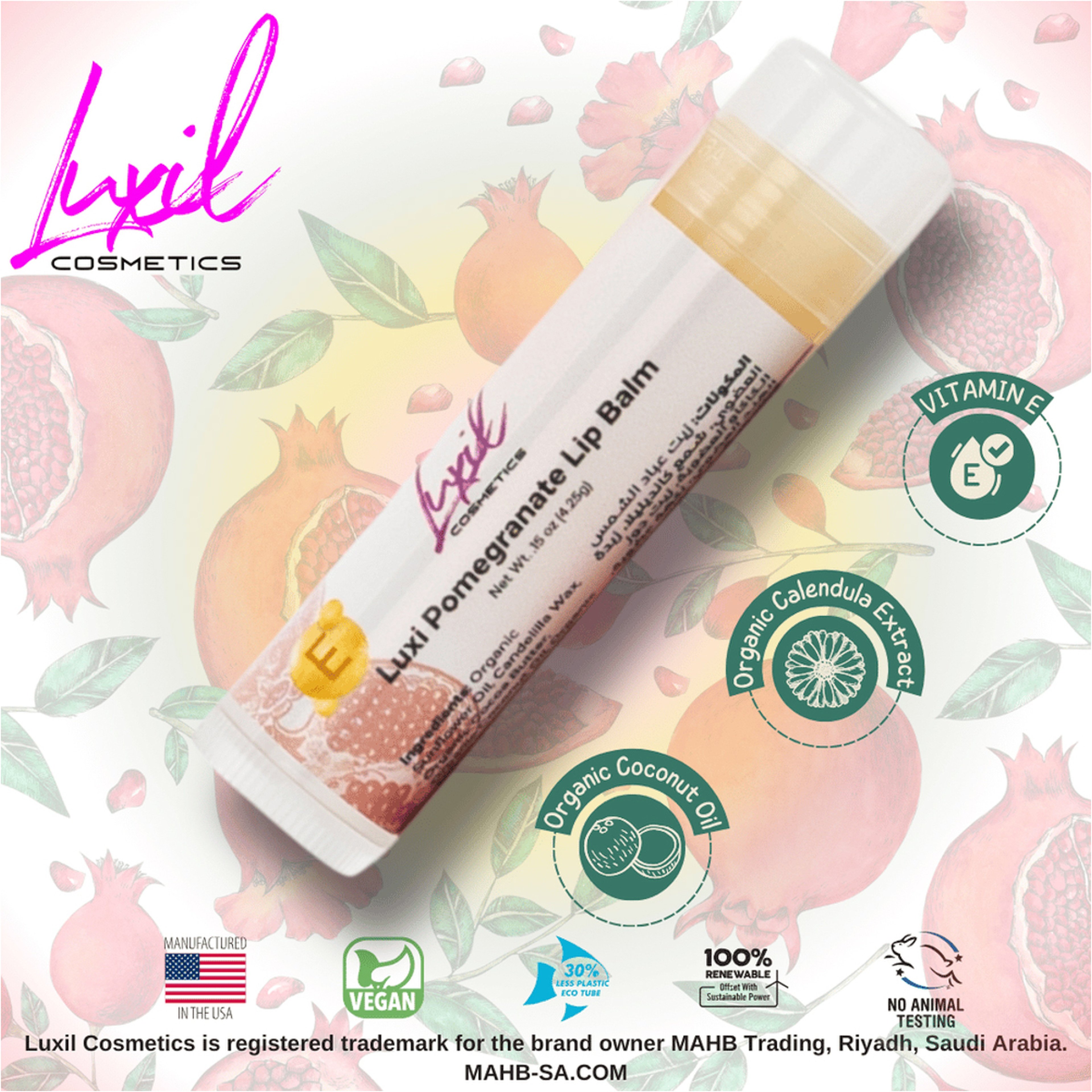 Luxil - Vanilla Mint-E Lip Balm With Vitamin E 4.25 G