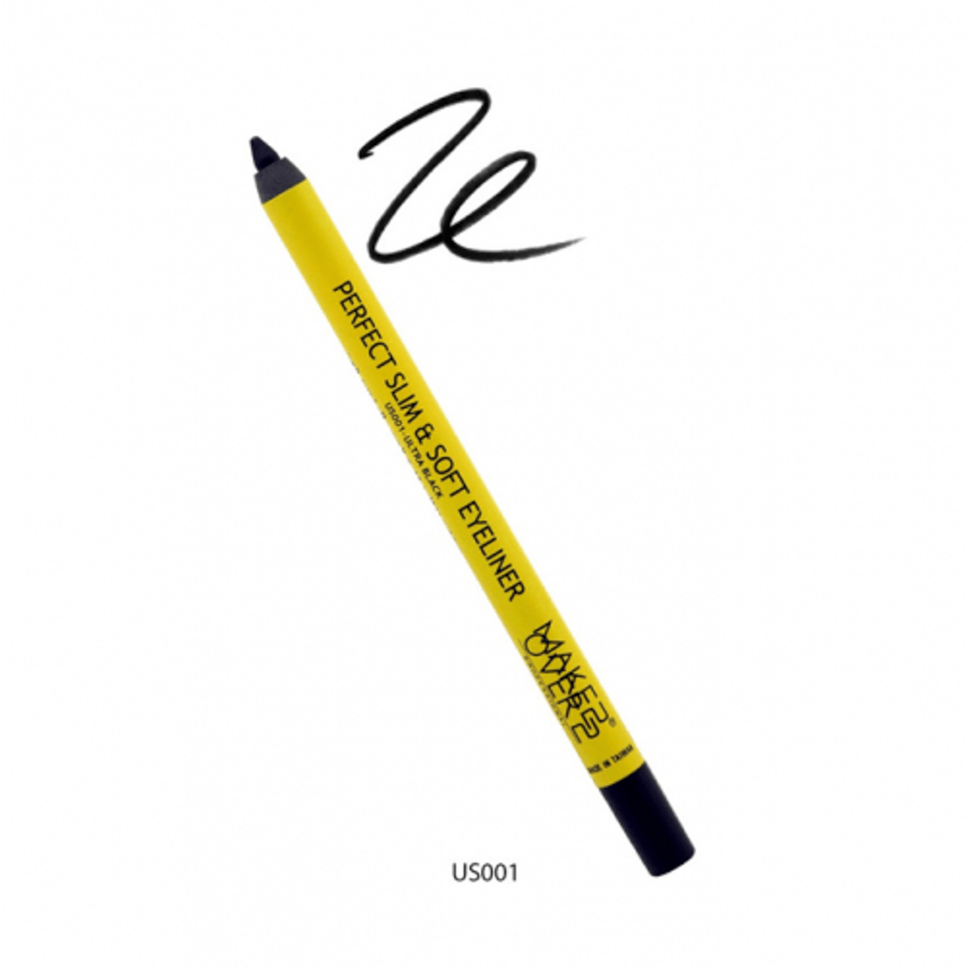Make Over 22 Perfect Slim & Soft Eyeliner Waterproof - Ultra Black -