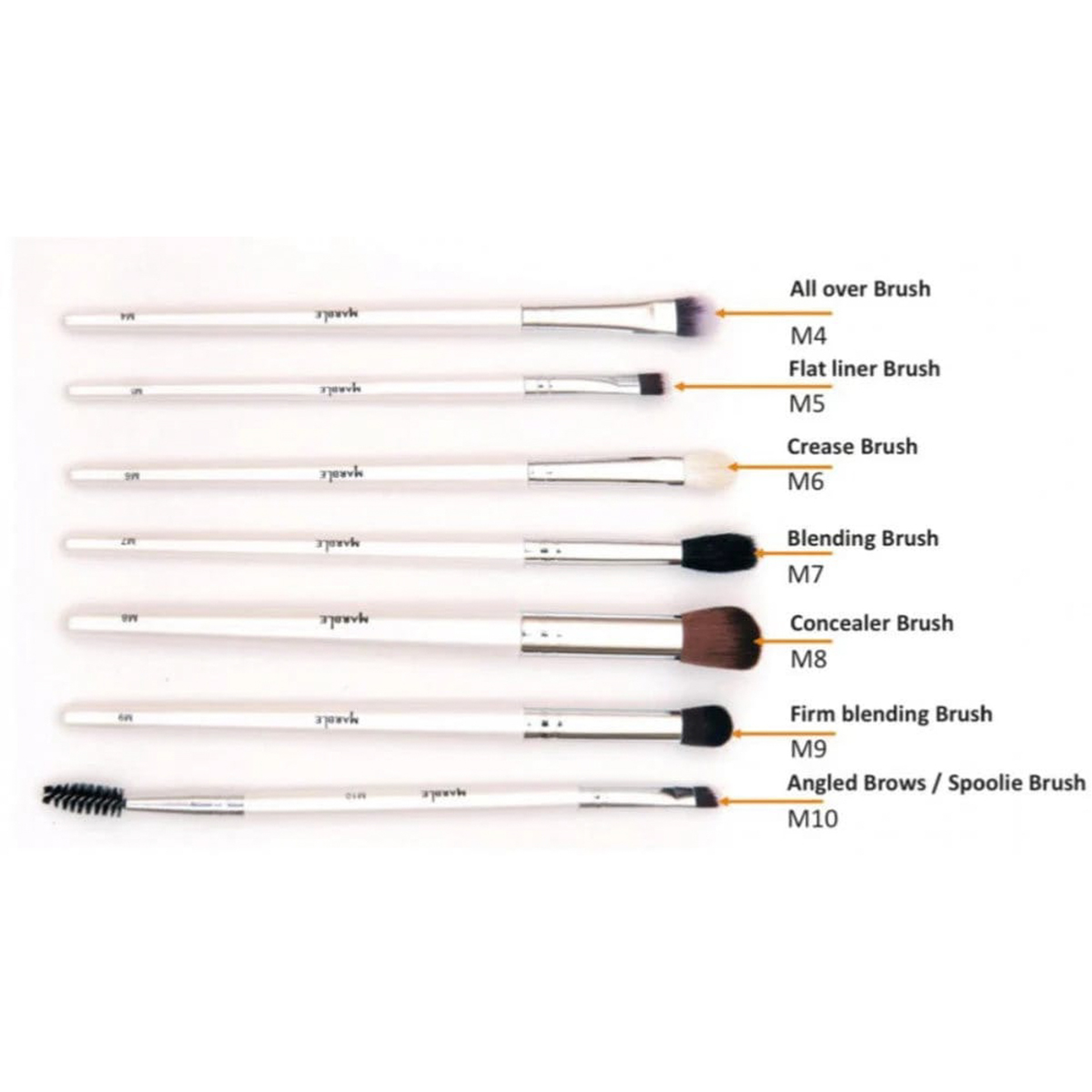 ماربل فرشاة مكياج - M4 : M10 طقم