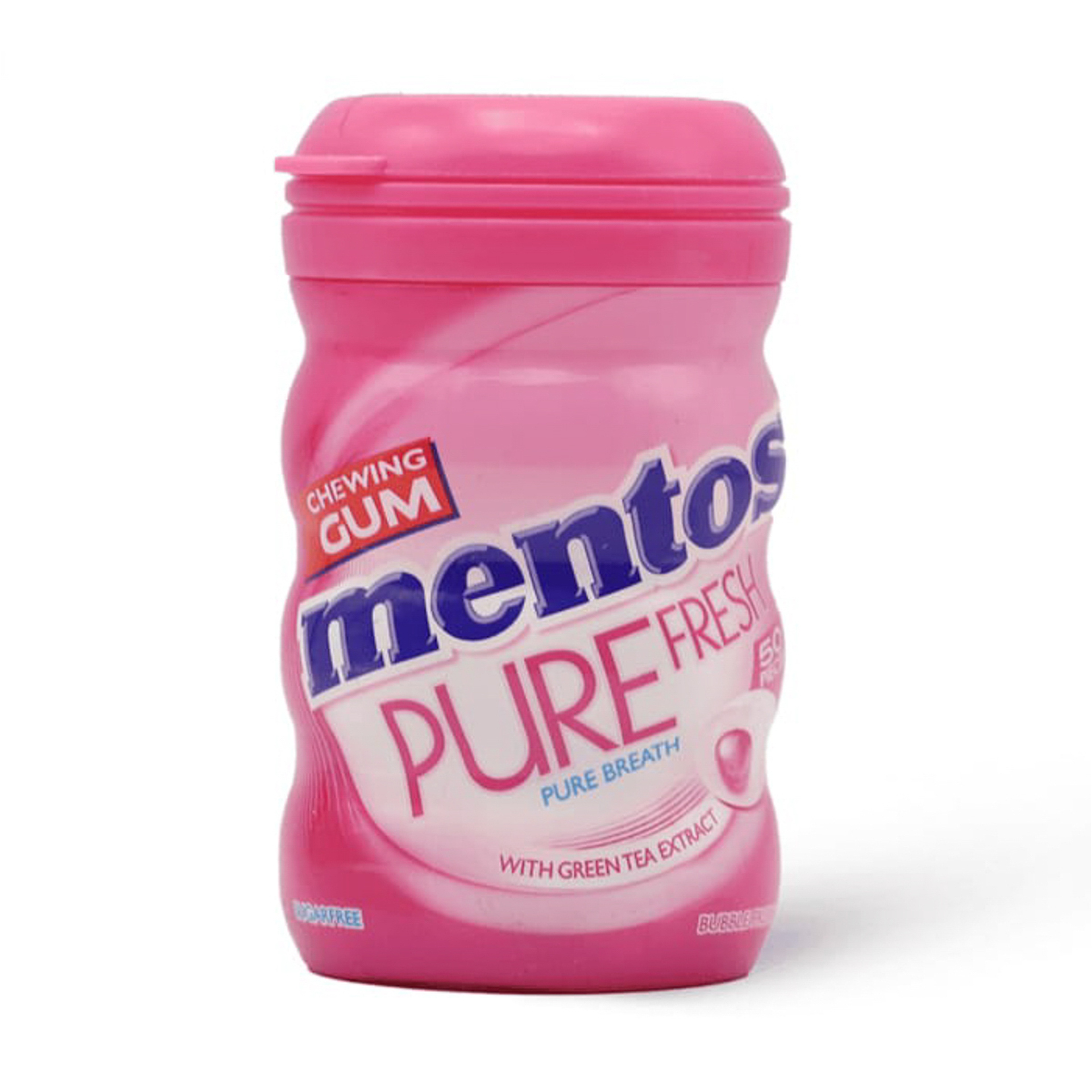Mentos Gum Pure Fresh Bottle Bubble Fresh 50 Pcs