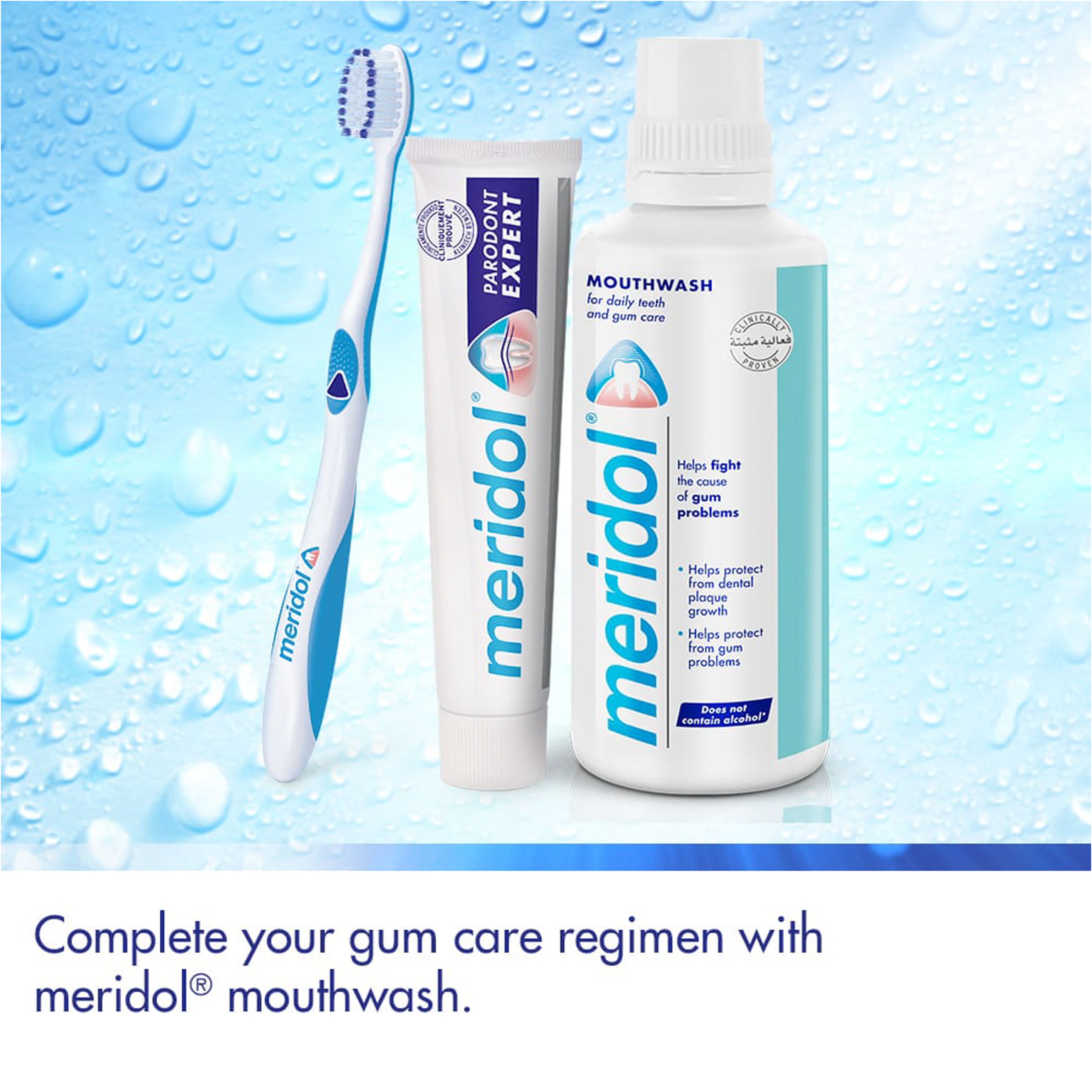 Meridol Parodont Expert Toothbrush For Gum Health, Ultra Soft, 2 Pieces